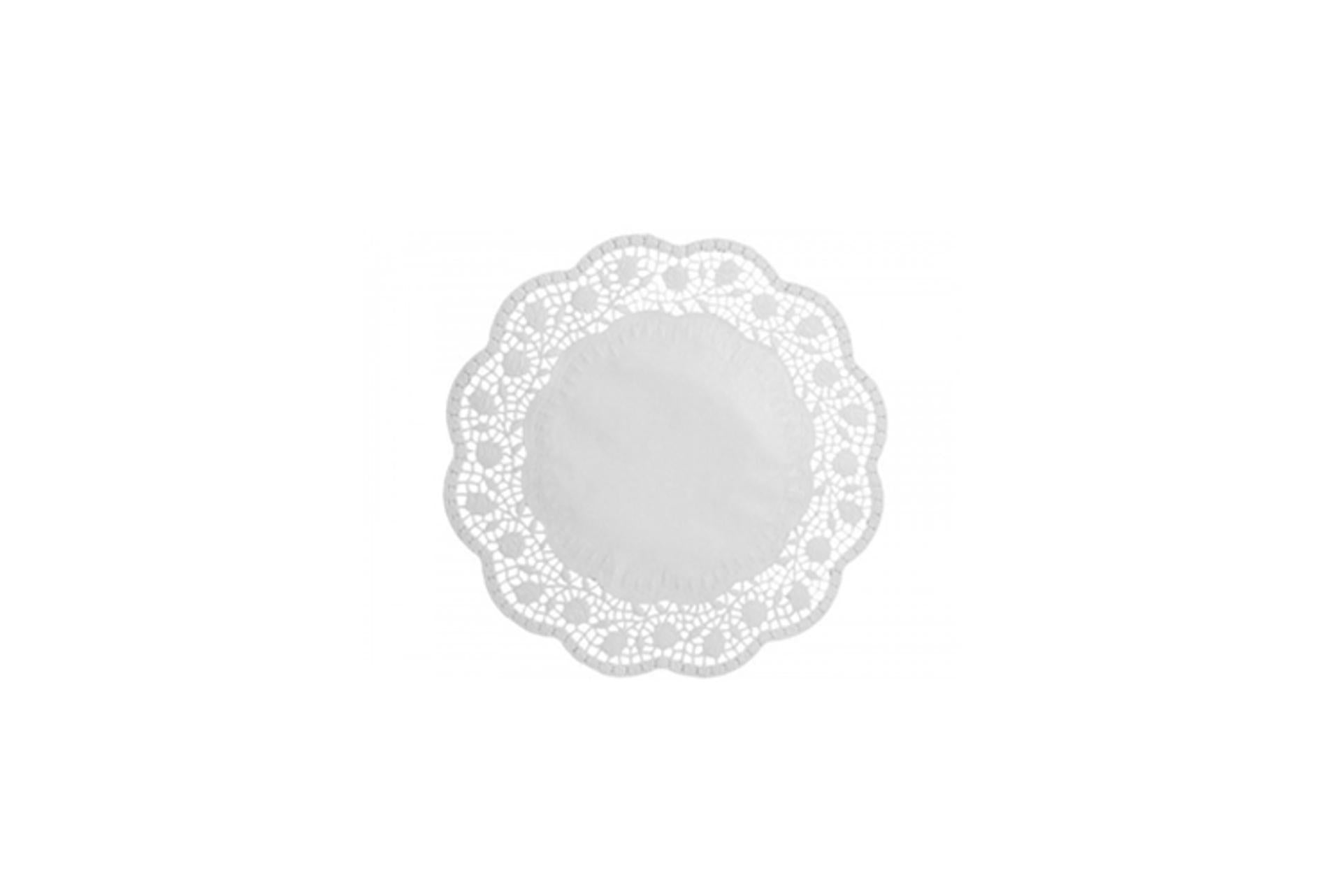Thermohauser Pizzi Sottotorta Tondi Ø24 cm - Confezione da 250 Pezzi In Carta Assorbente Bianca Per Uso Alimentare - Set 250 Pz