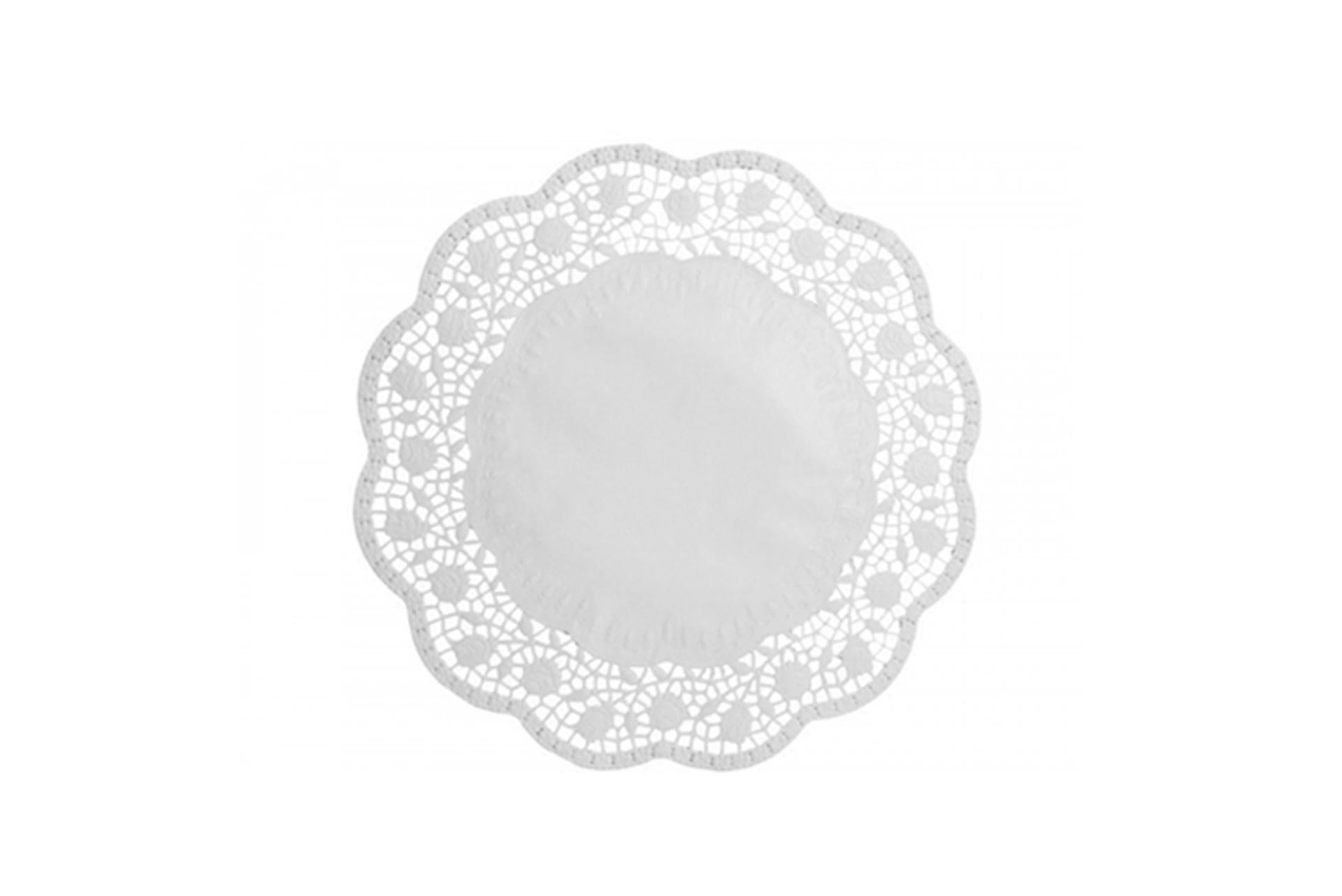 Thermohauser Pizzi Sottotorta Tondi Ø30 cm - Confezione da 250 Pezzi In Carta Assorbente Bianca Per Uso Alimentare - Set 250 Pz