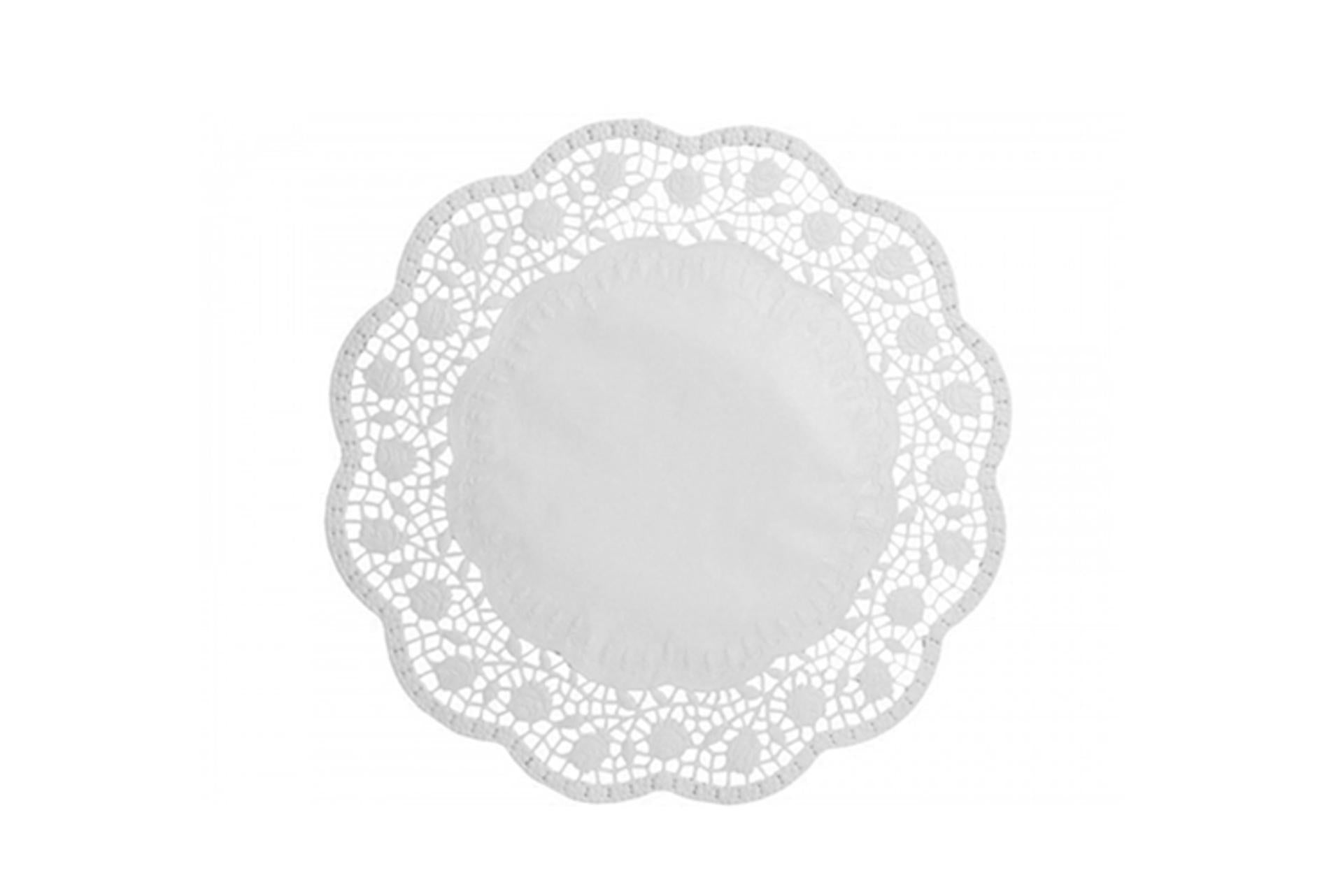 Thermohauser Pizzi Sottotorta Tondi Ø33 cm - Confezione da 250 Pezzi In Carta Assorbente Bianca Per Uso Alimentare - Set 250 Pz