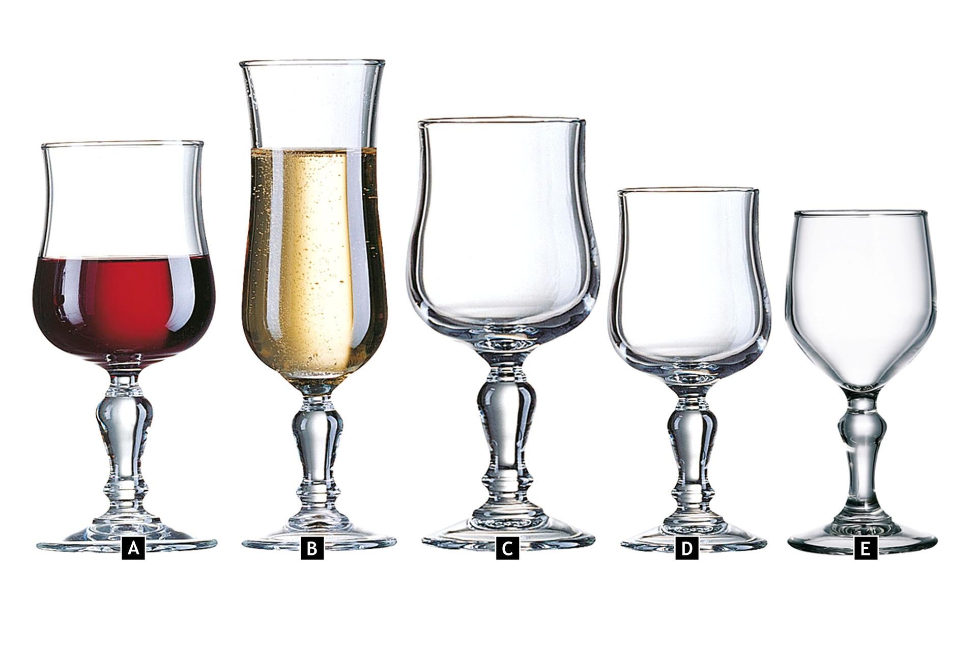 Arcoroc Normandie Calice Vino 16 cl In Vetro Temperato - Set 12 Pz