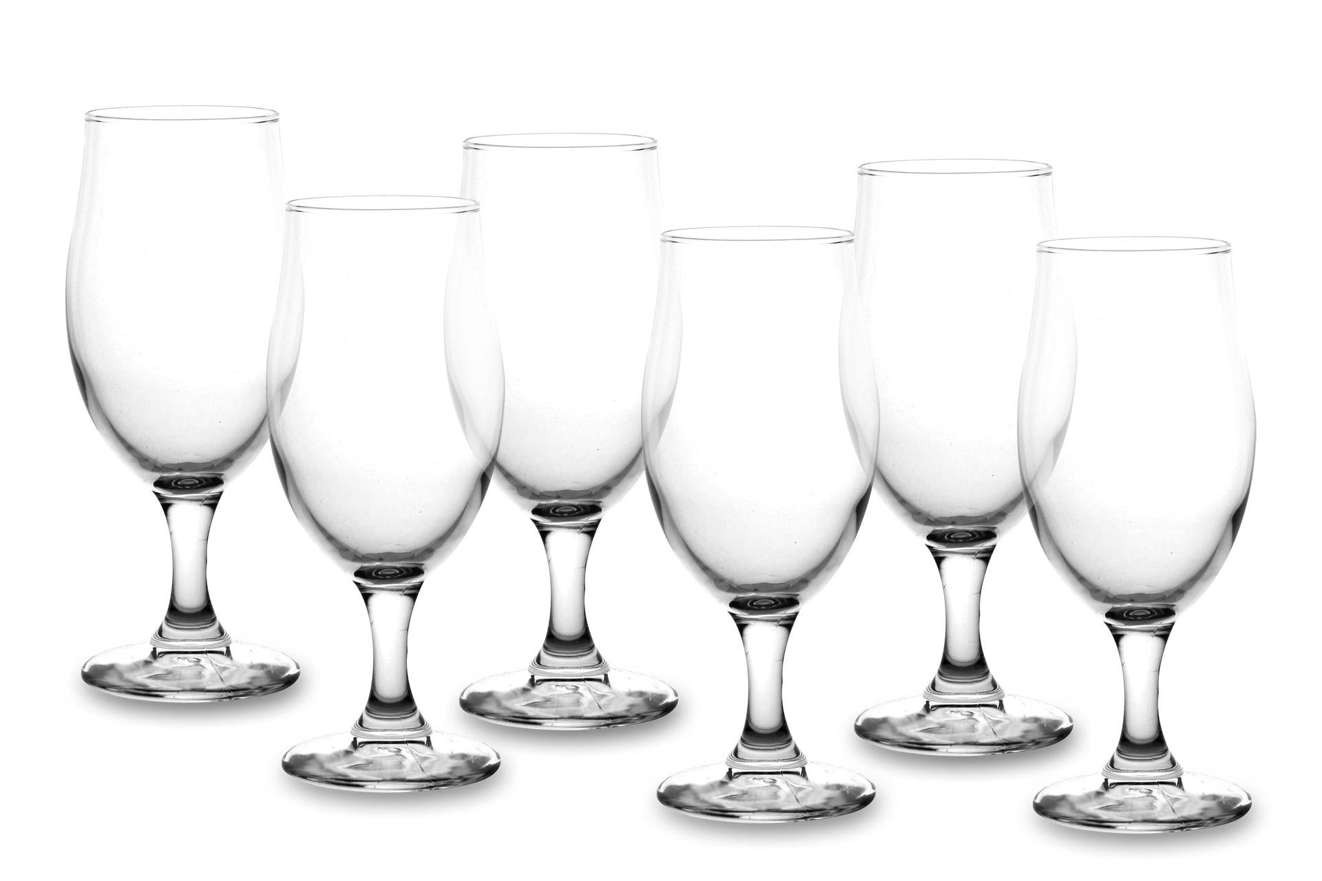 Bormioli Rocco Executive Set 6 Calici Birra 26,2 cl - Forma Tulipano Per Birre Aromatiche - Set 6 Pz