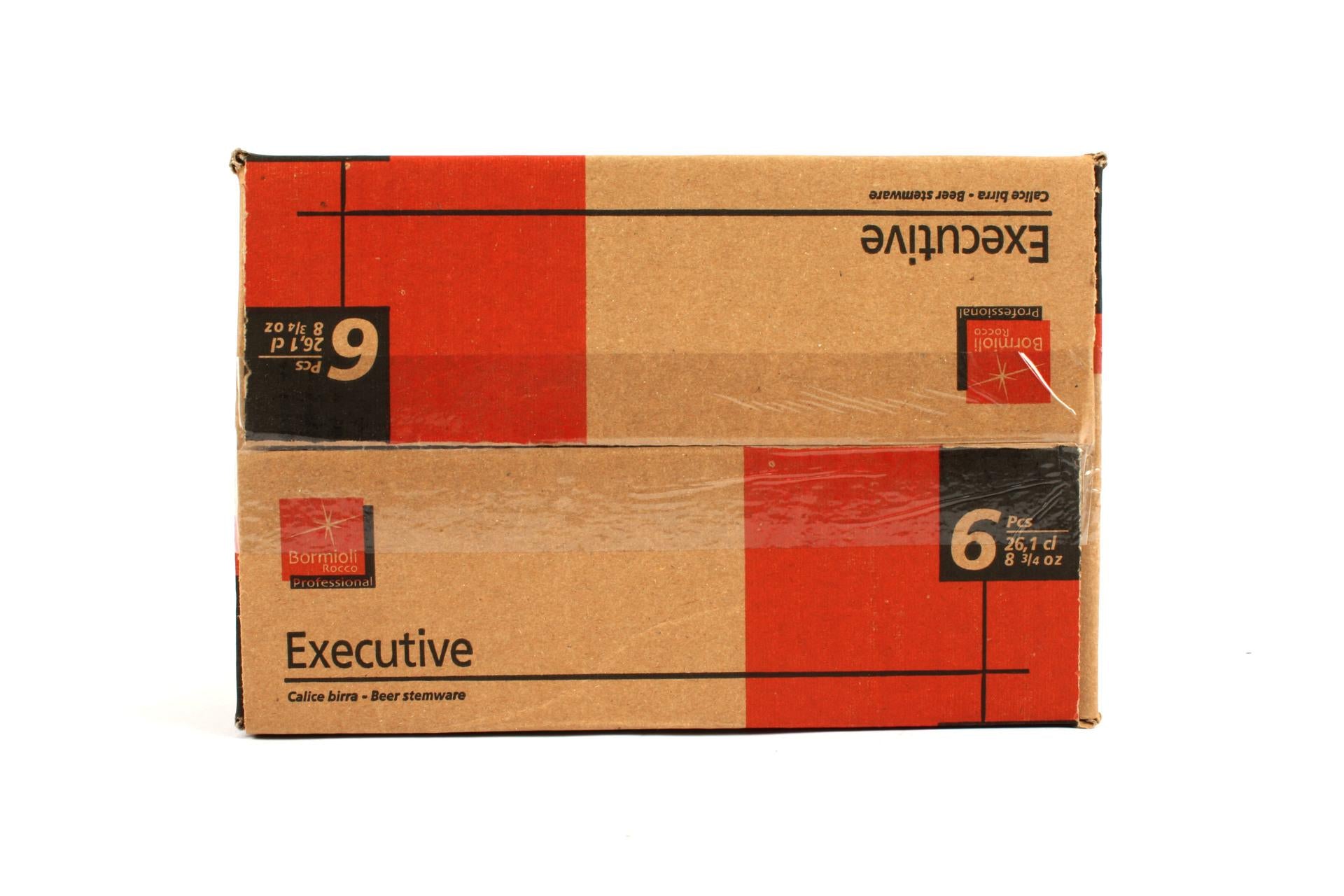 Bormioli Rocco Executive Set 6 Calici Birra 26,2 cl - Forma Tulipano Per Birre Aromatiche - Set 6 Pz 4