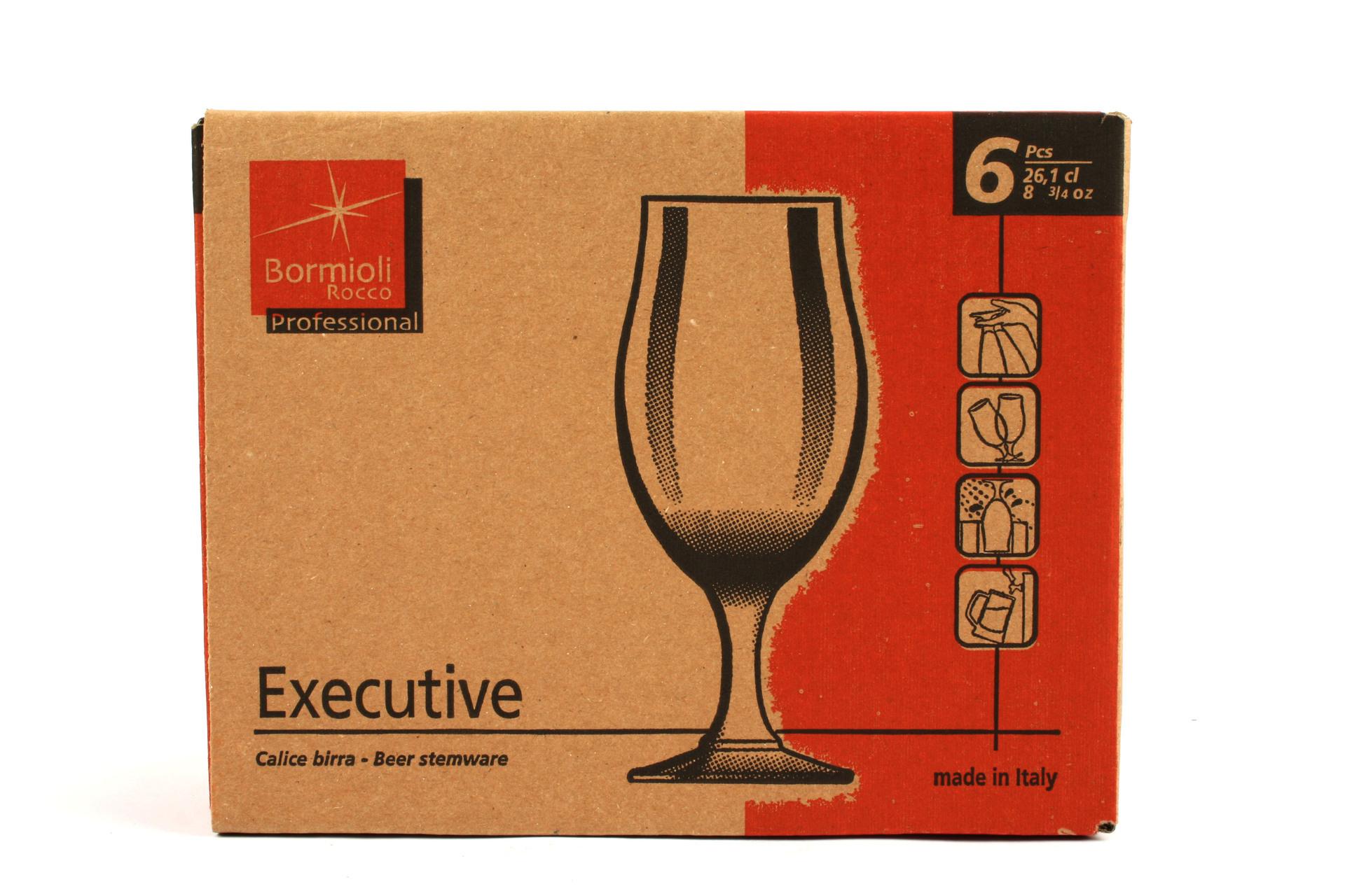 Bormioli Rocco Executive Set 6 Calici Birra 26,2 cl - Forma Tulipano Per Birre Aromatiche - Set 6 Pz 7