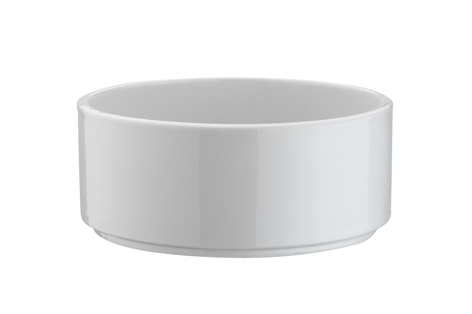 Kutahya Seramik Coppetta Impilabile Ø12 cm Pera Bianco - Set 12 Pz