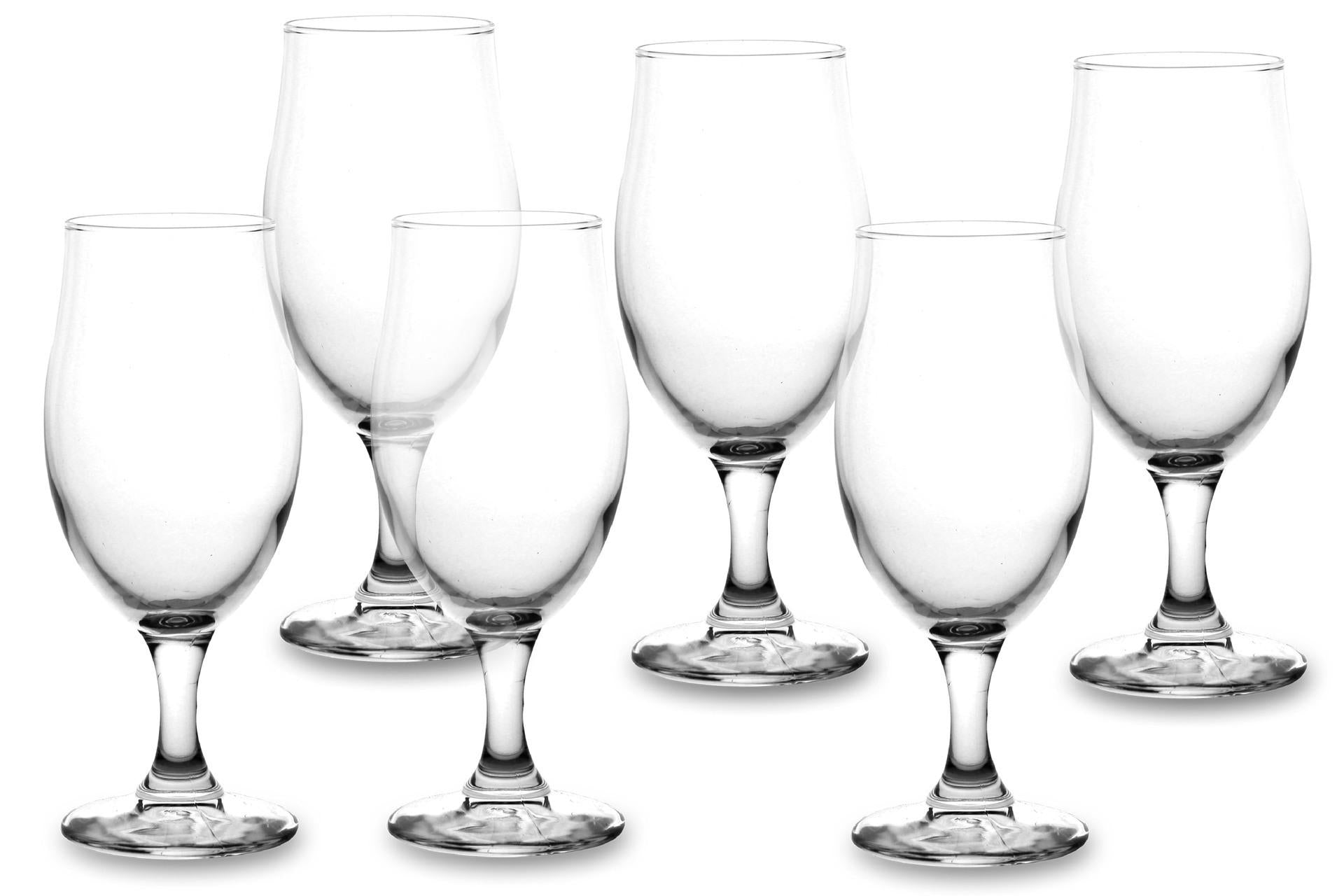 Bormioli Rocco Executive Confezione 6 Calici Birra 37,5 cl - Forma Tulipano - Set 6 Pz