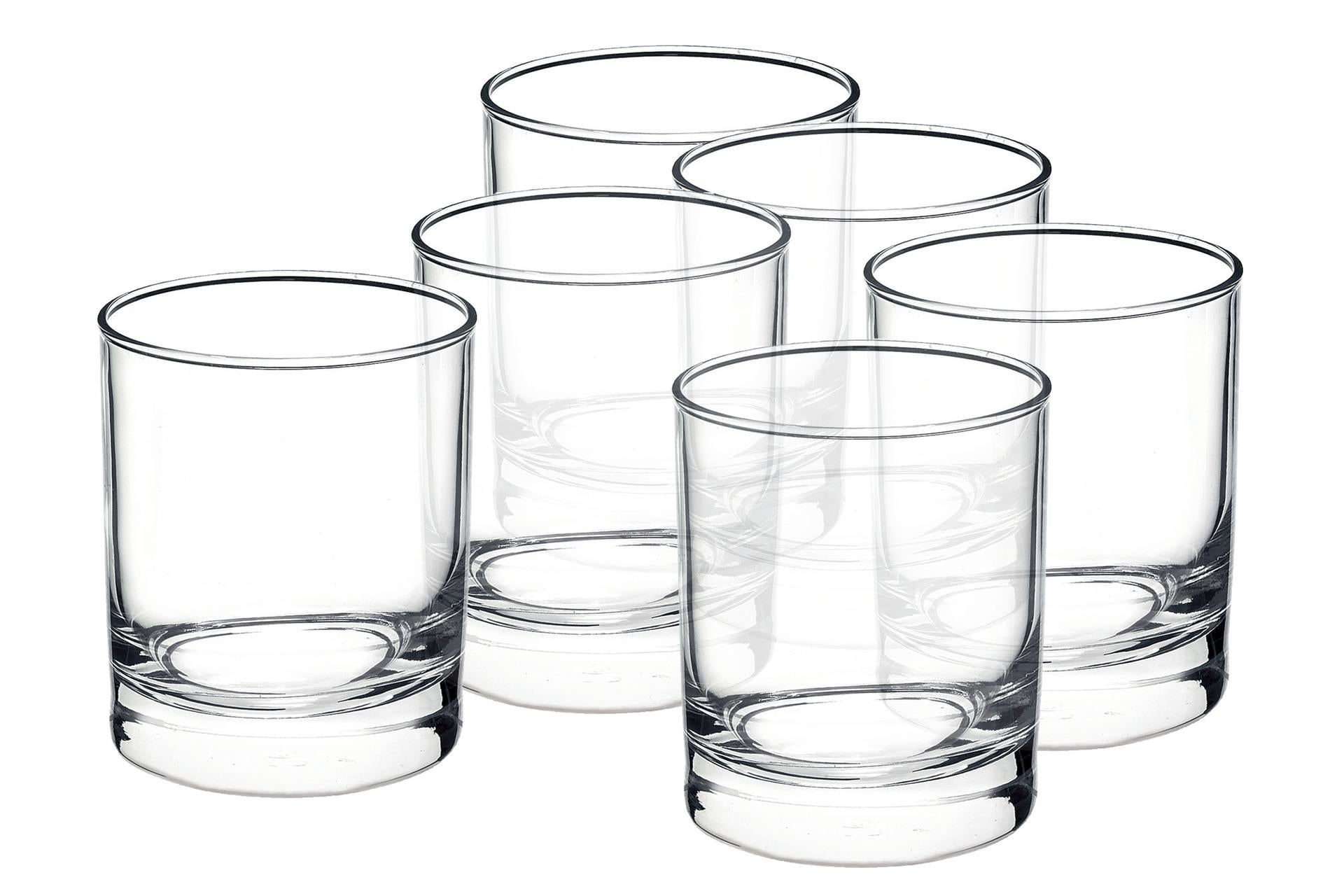 Bormioli Rocco Cortina Trasparente Set 48 Bicchieri Vino 19.5 cl - Linea Economica In Vetro - Set 48 Pz