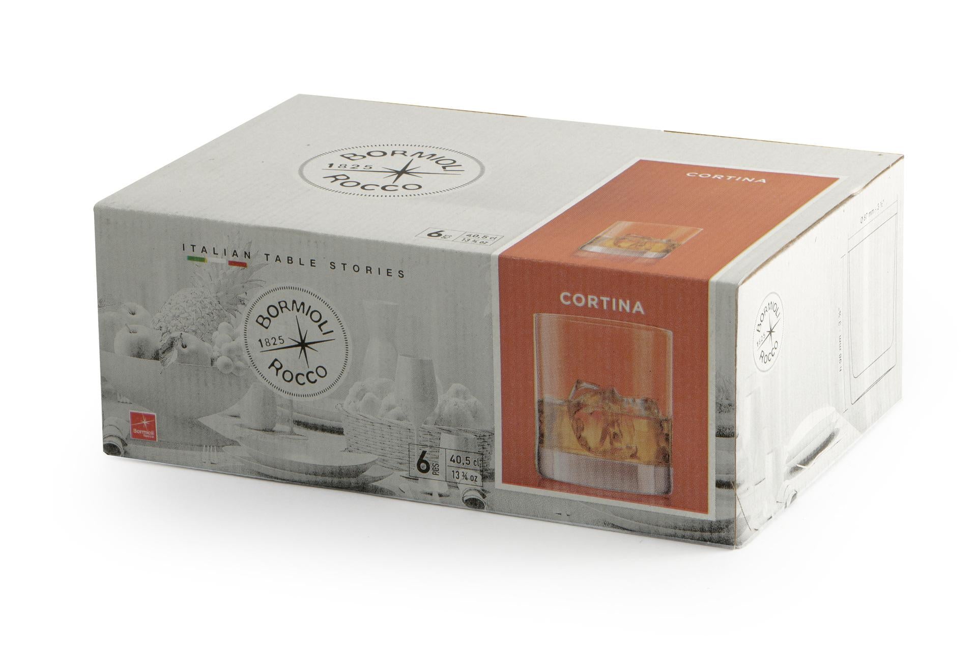Bormioli Rocco Cortina Set 12 Bicchieri DOF 40.5 cl - Linea Economica In Vetro Trasparente - Set 12 Pz 4
