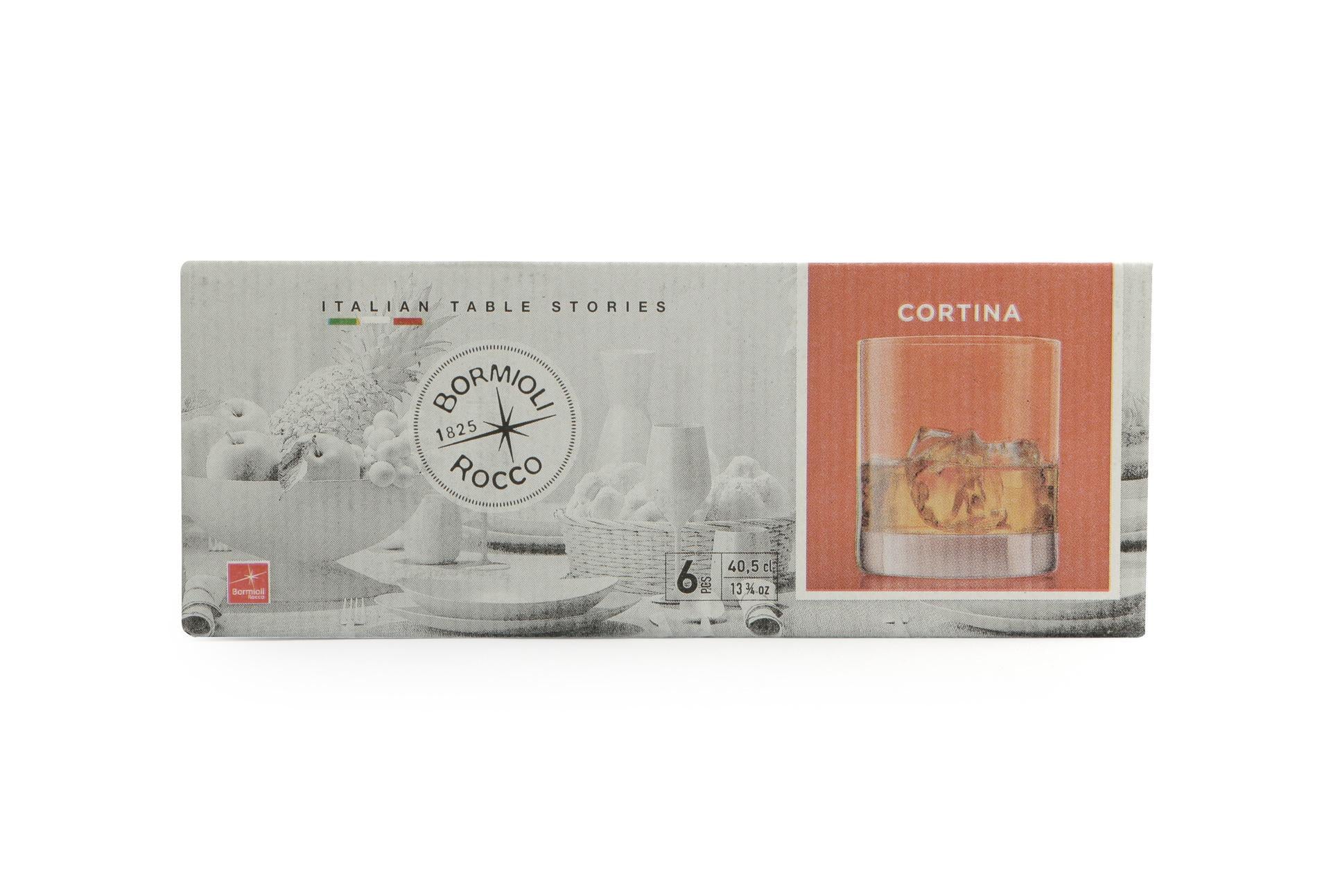 Bormioli Rocco Cortina Set 12 Bicchieri DOF 40.5 cl - Linea Economica In Vetro Trasparente - Set 12 Pz 5