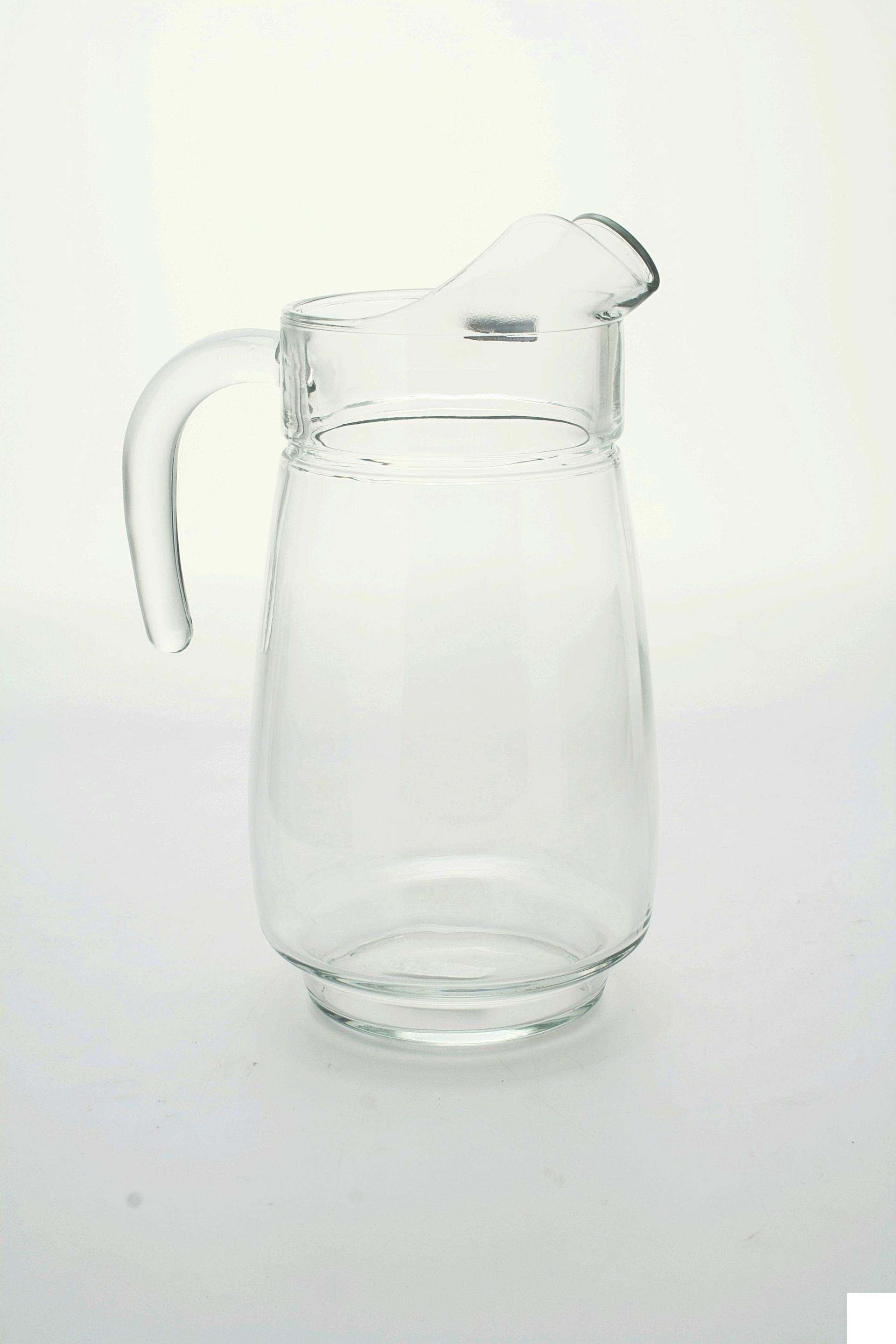 Arcoroc Tivoli Brocca In Vetro 2.3 Litri - Brocca Capiente Da 2 Litri - Set 6 Pz