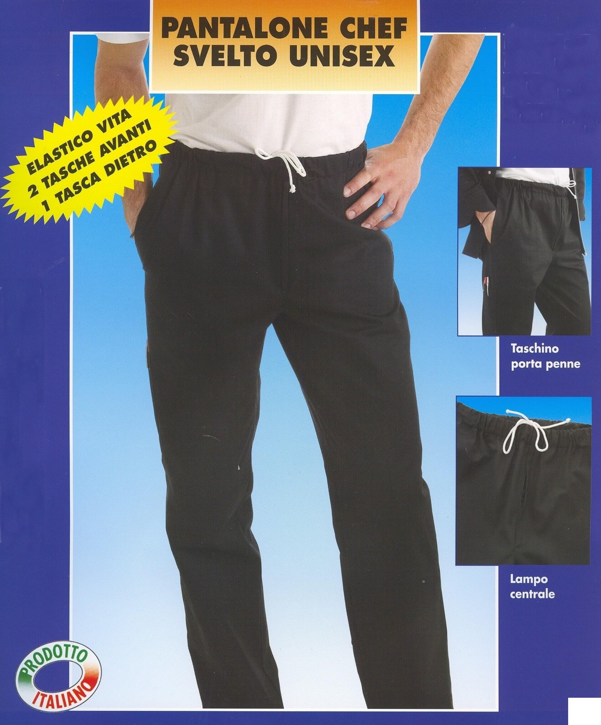 Toma Pantalone Chef Otego Nero Taglia L