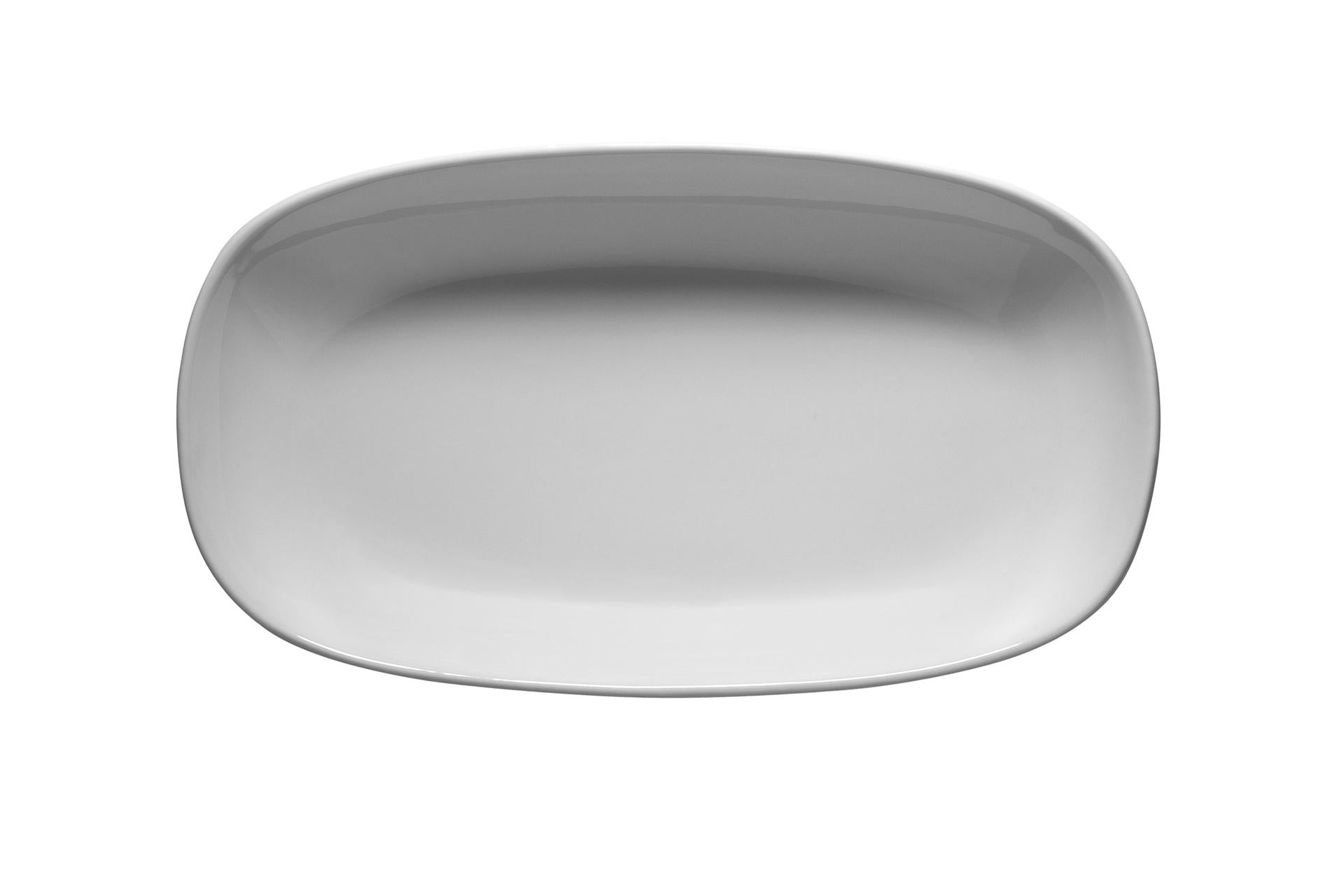 Kutahya Seramik Piatto Frutta Ø24 cm - Linea Porcellana Bianca Leggera - Set 6 Pz