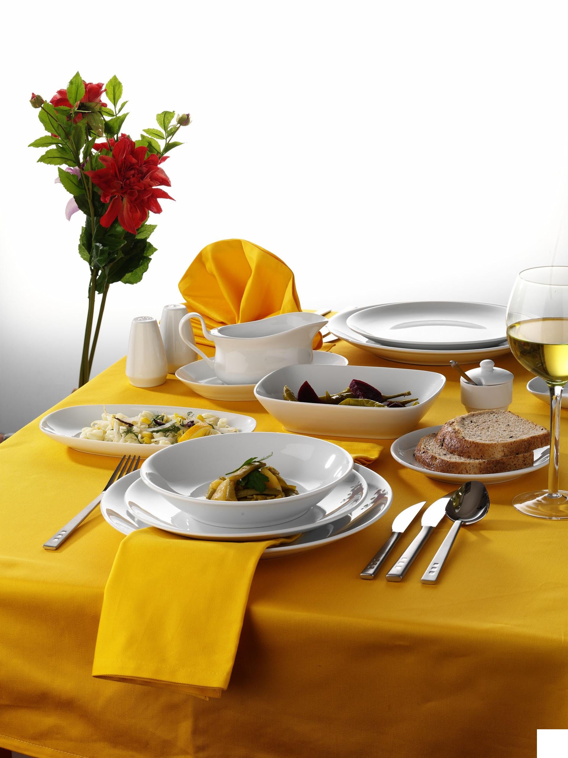 Kutahya Seramik Piatto Ovale 29 cm - Linea Porcellana Bianca Leggera - Set 6 Pz 4