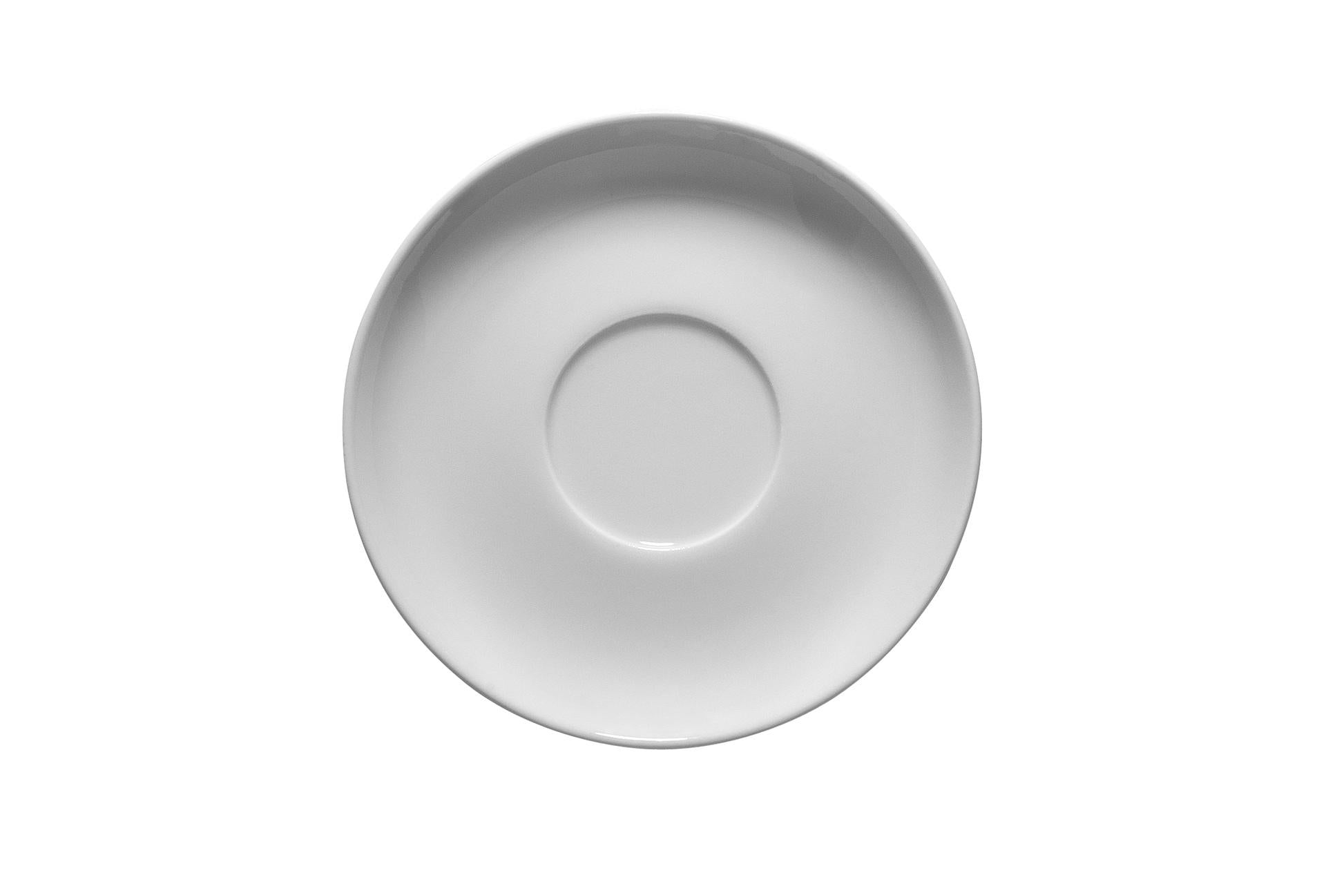 Kutahya Seramik Piattino Per Tazza The-Colazione Ø EO01CT00 - Linea Porcellana Bianca Leggera - Set 12 Pz