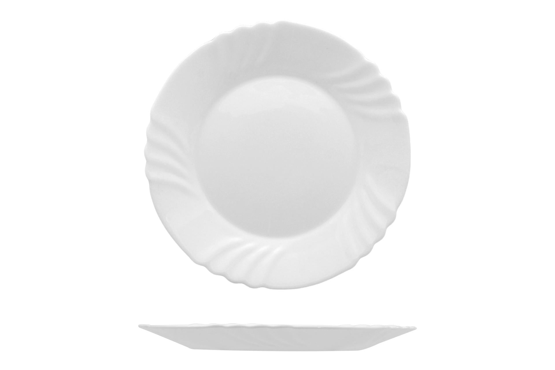 Bormioli Rocco Ebro Piatto Frutta Ø20 cm Bianco - Set 6 Pz
