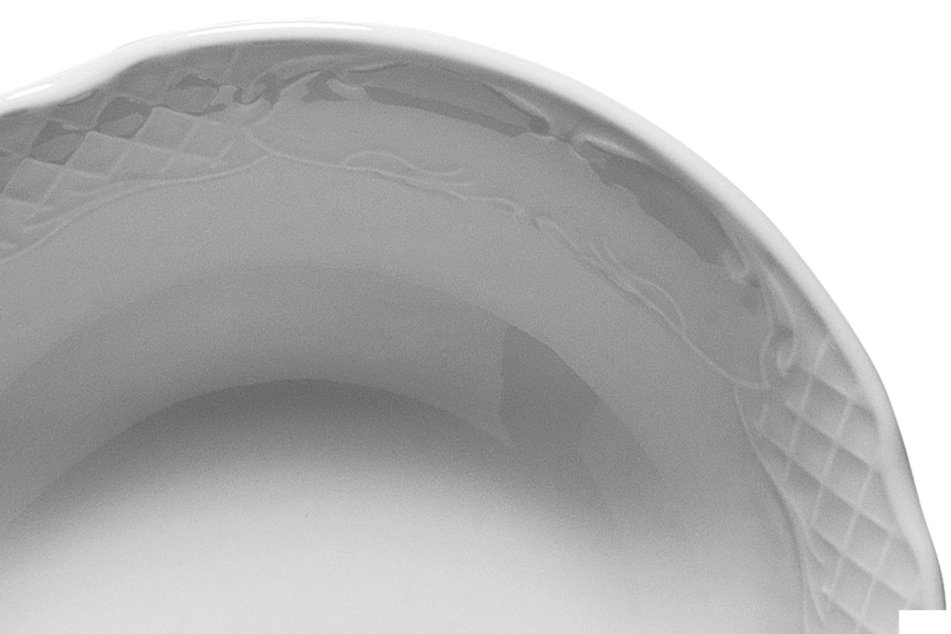 Kutahya Seramik Coppetta Classico Bianco Ø14 cm - Linea di Piatti In Porcellana Bianca - Set 12 Pz