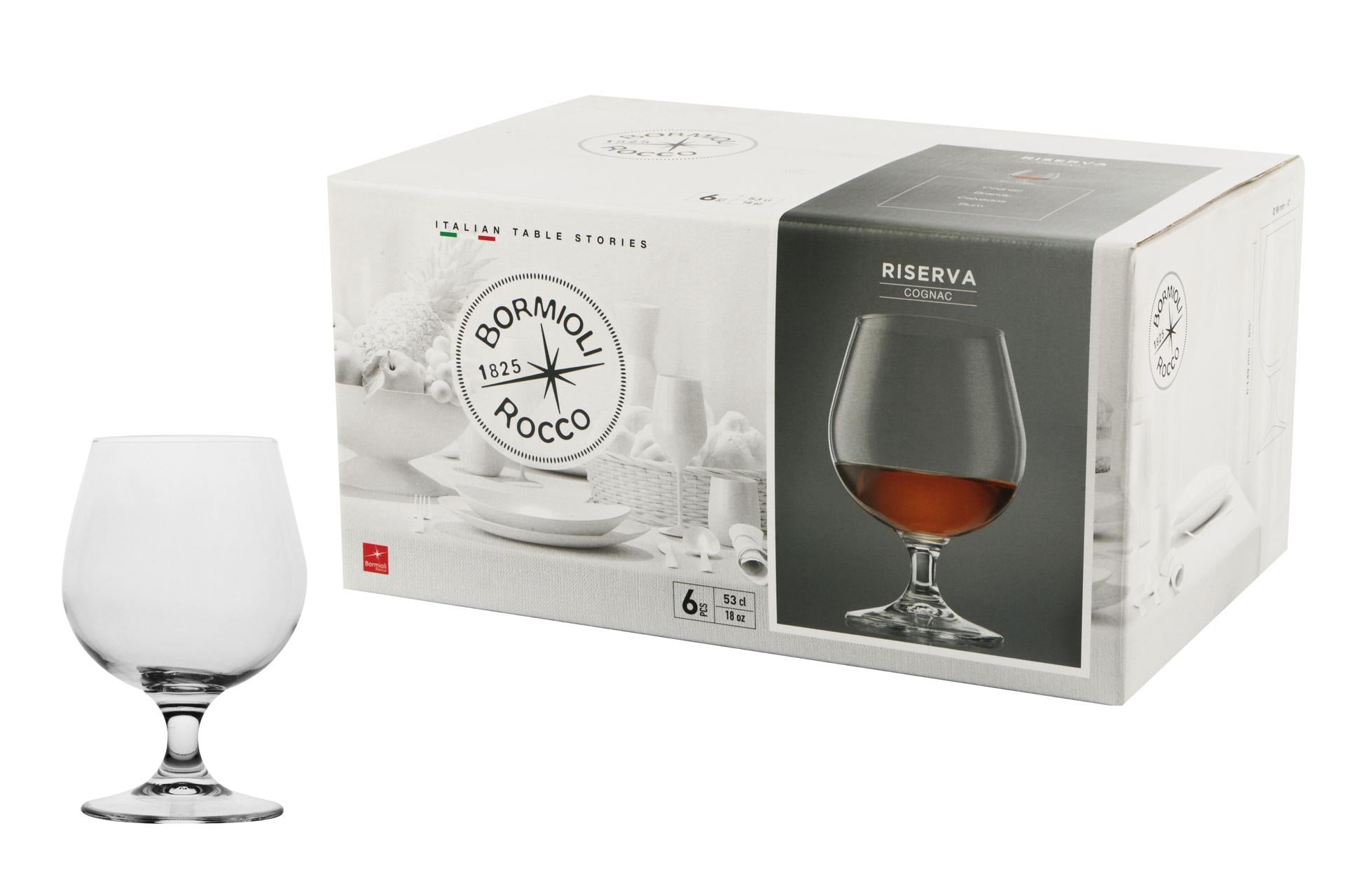 Bormioli Rocco Riserva Cognac Set 6 Calici Cl 53 - Collezione Calici Serie "Riserva" - Set 6 Pz 3