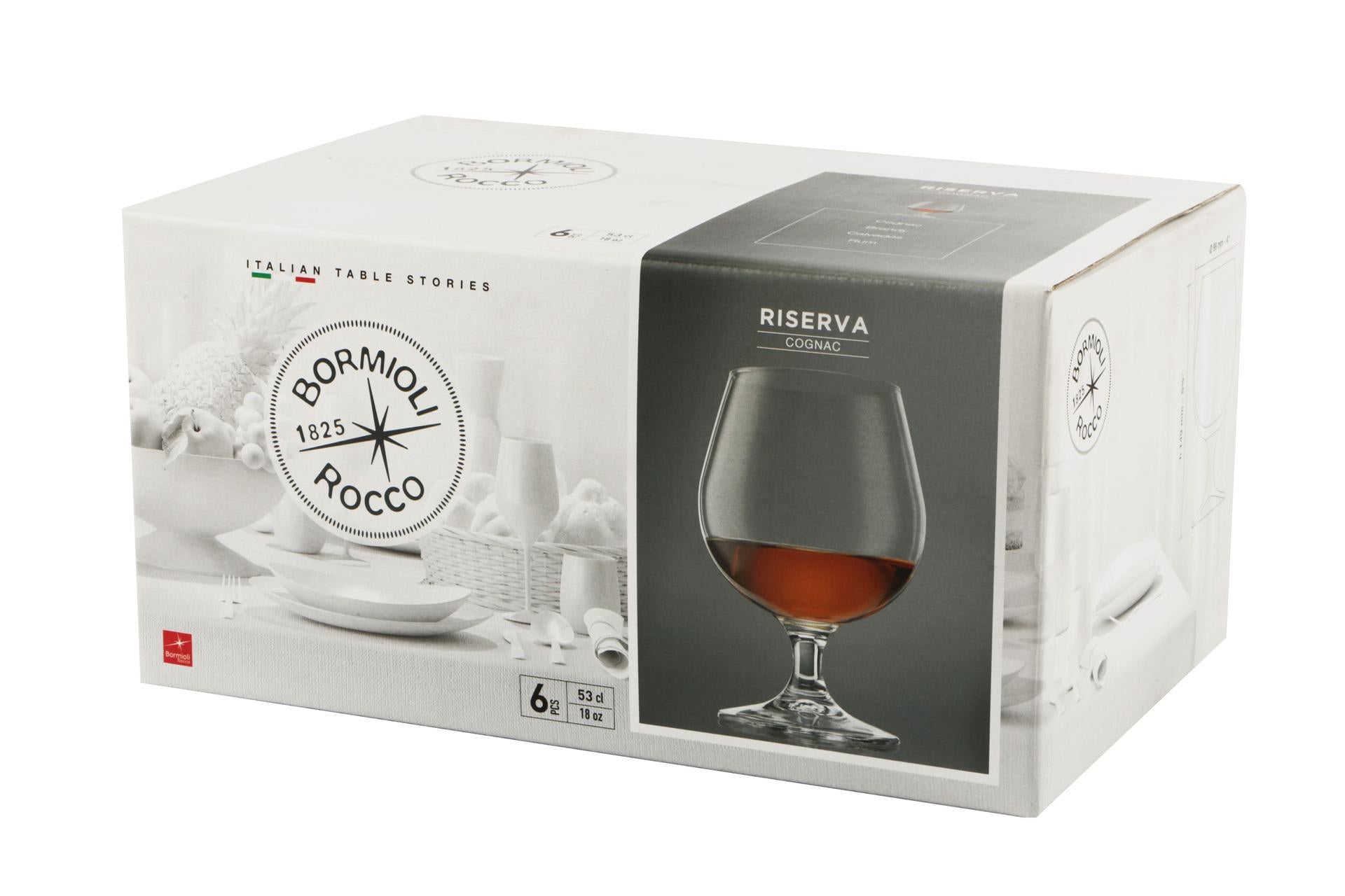 Bormioli Rocco Riserva Cognac Set 6 Calici Cl 53 - Collezione Calici Serie "Riserva" - Set 6 Pz 4