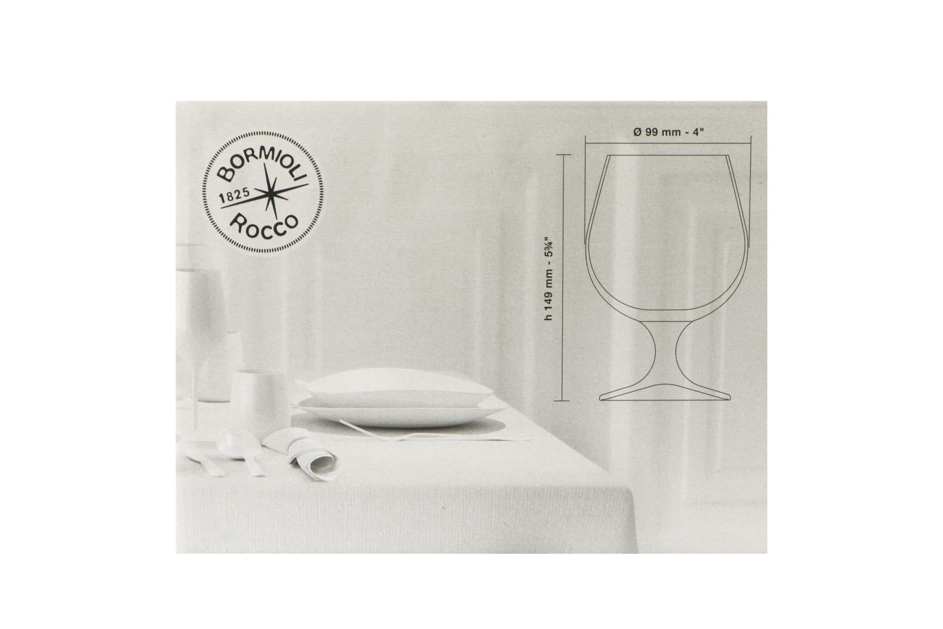 Bormioli Rocco Riserva Cognac Set 6 Calici Cl 53 - Collezione Calici Serie "Riserva" - Set 6 Pz 5