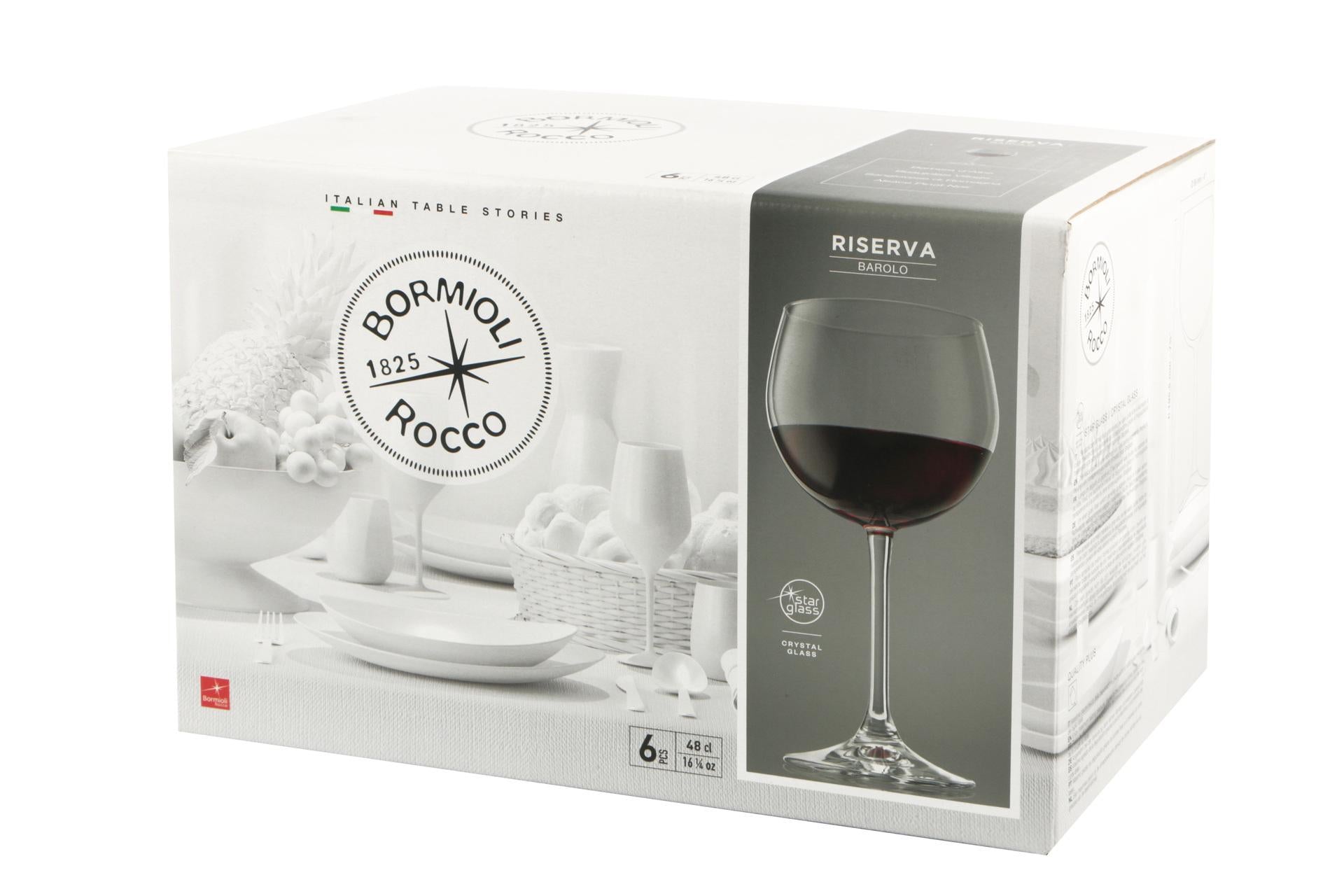 Bormioli Rocco Riserva Barolo - Set 6 Calici 48 cl Serie "Riserva" - Set 6 Pz 3