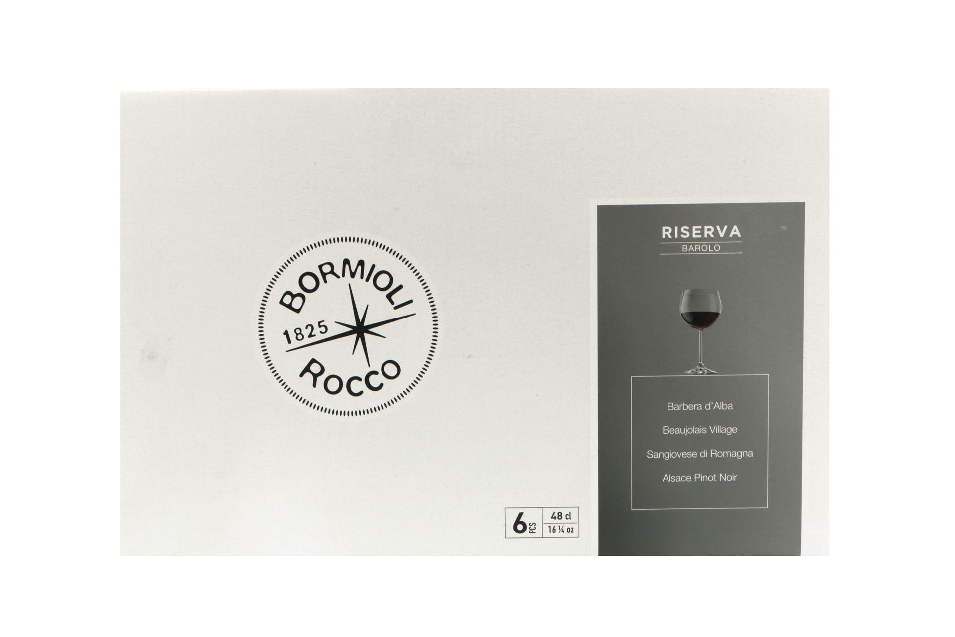 Bormioli Rocco Riserva Barolo - Set 6 Calici 48 cl Serie "Riserva" - Set 6 Pz 6