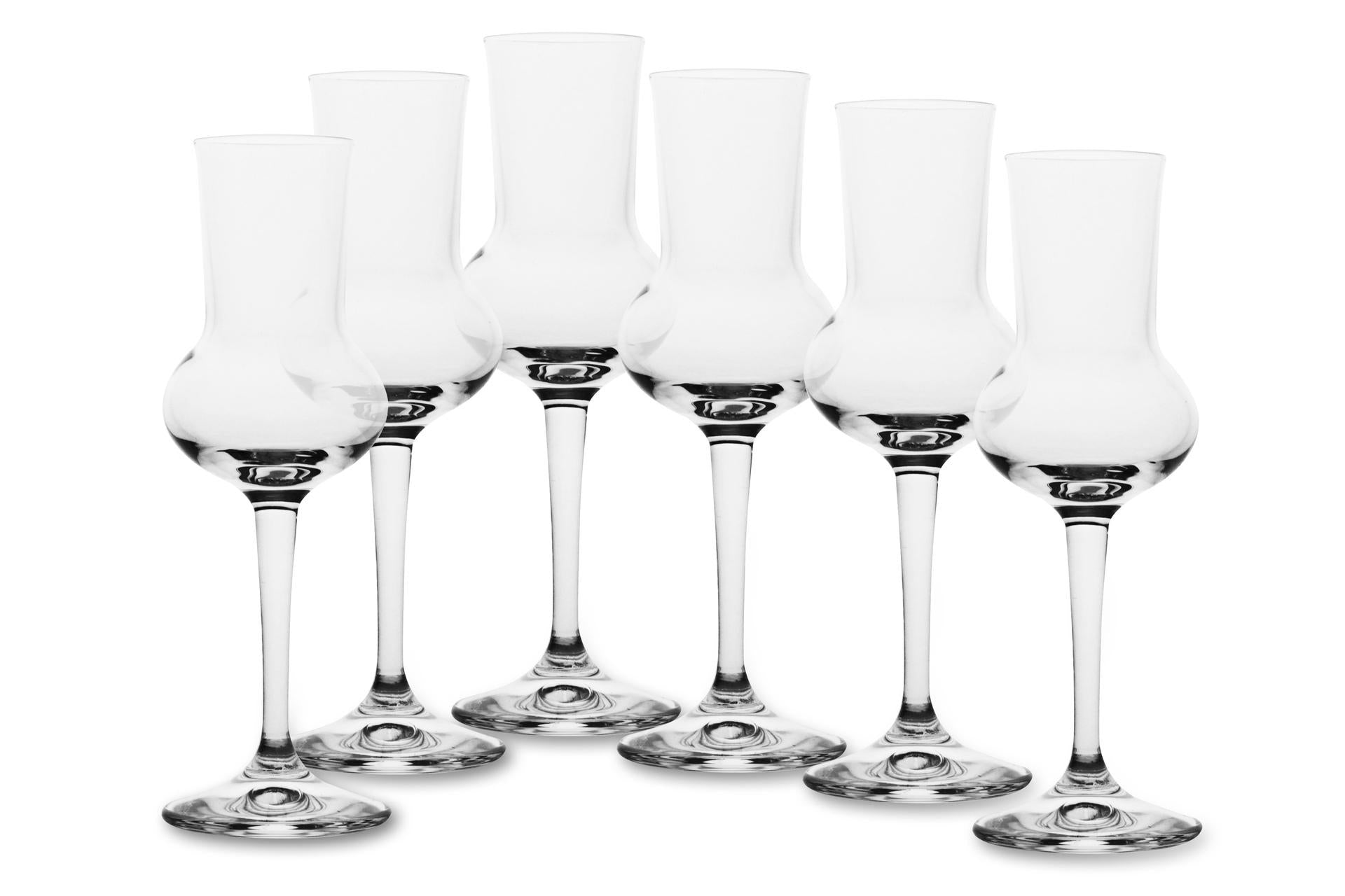 Bormioli Rocco Riserva Grappa - Set 6 Calici Cl 8.1 Serie "Riserva" - Set 6 Pz