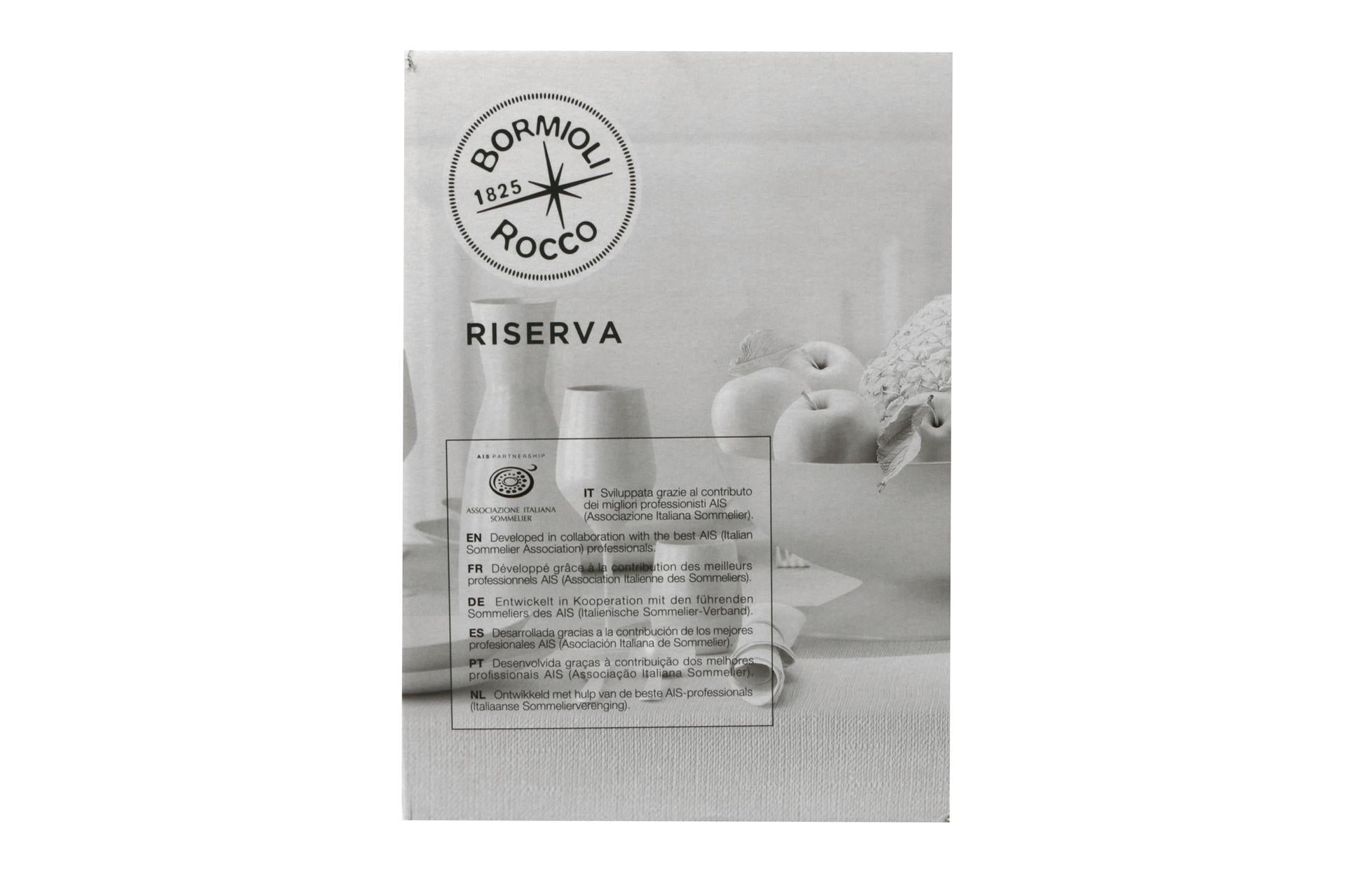 Bormioli Rocco Riserva Grappa - Set 6 Calici Cl 8.1 Serie "Riserva" - Set 6 Pz 8