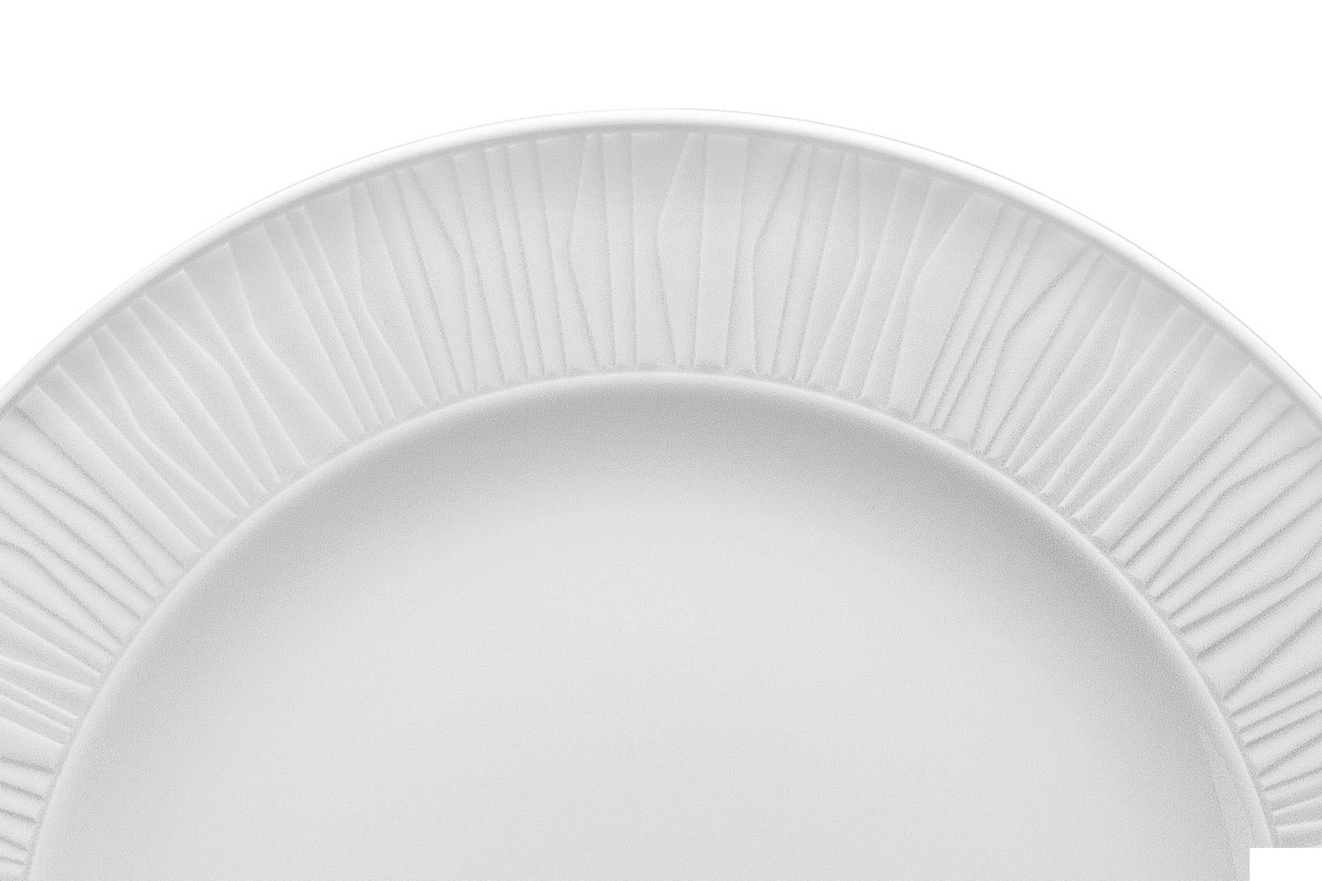 Kutahya Seramik Emotion Piatto Frutta Ø22 cm In Porcellana Bianco - Set 12 Pz