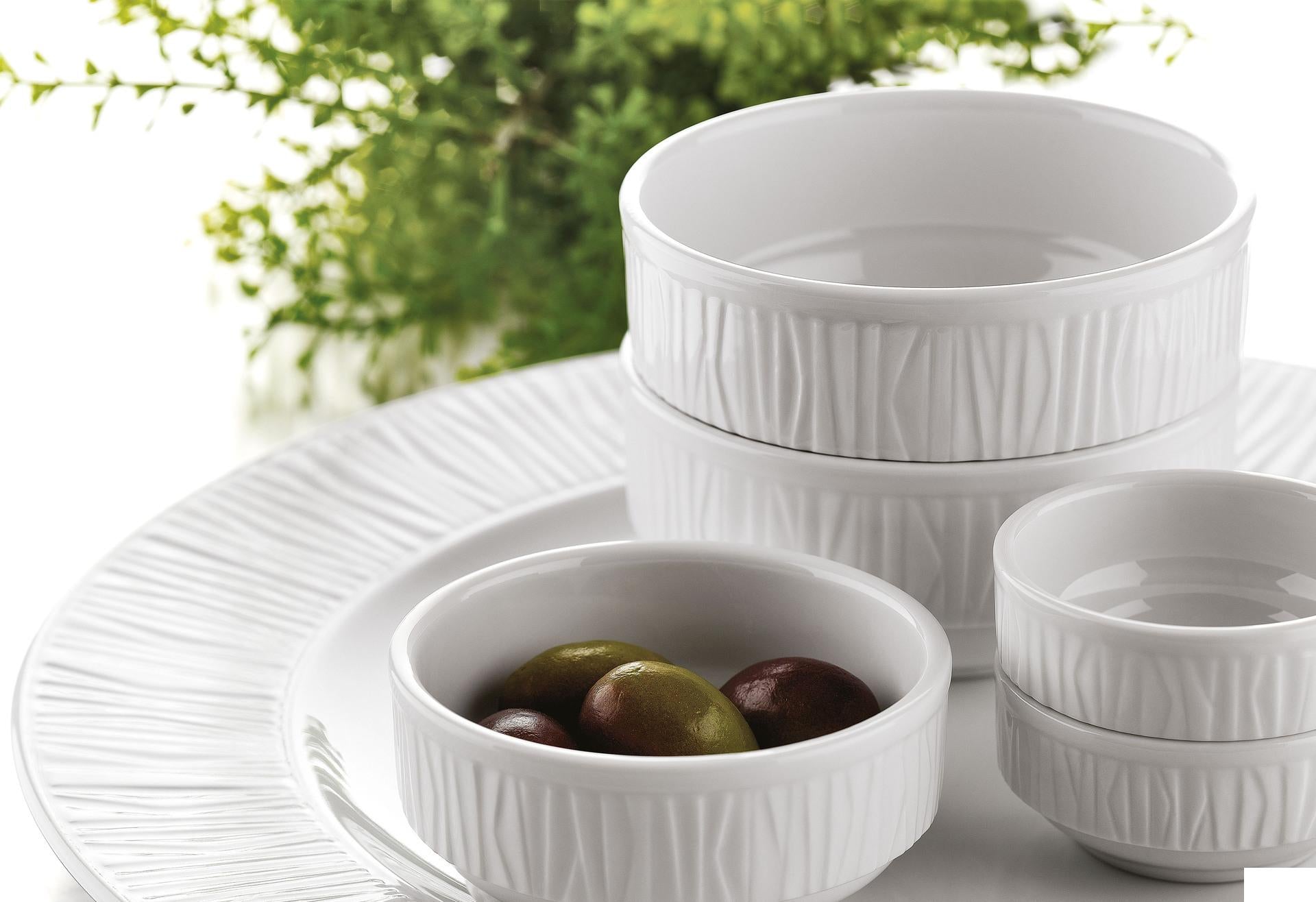 Kutahya Seramik Emotion Piatto Frutta Ø22 cm In Porcellana Bianco - Set 12 Pz 4