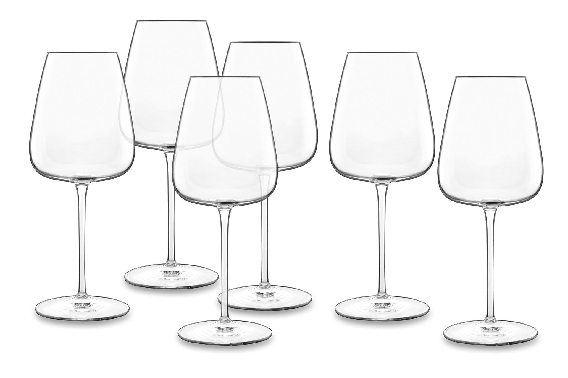 Bormioli Luigi I Meravigliosi Set 6 Calici Chardonnay-Tocai Cl 45 - Design Vintage Innovato - Set 6 Pz
