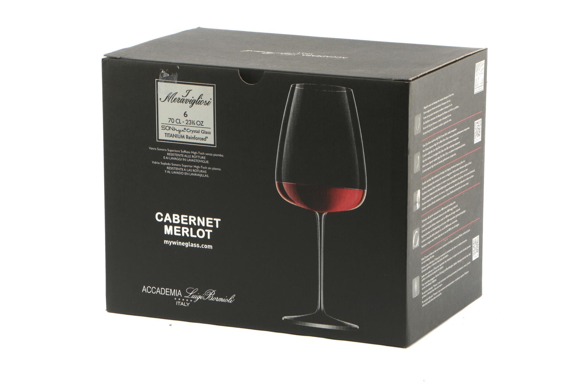 Bormioli Luigi I Meravigliosi Set 6 Calici Cabernet-Merlot Cl.70 12731-01 - Set 6 Pz 4