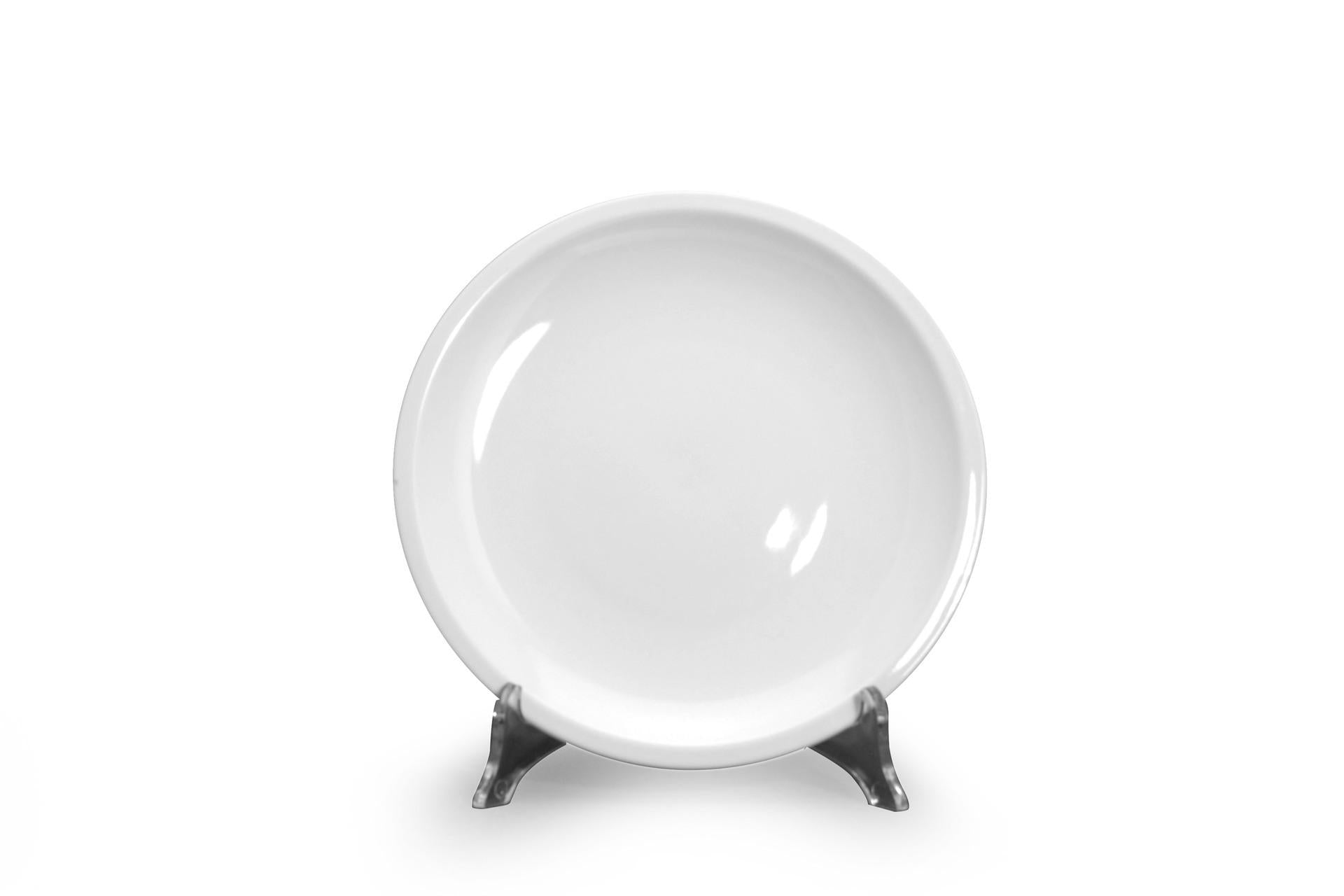Saturnia Roma Bianco Piatto Frutta Ø20 cm In Porcellana - Set 12 Pz