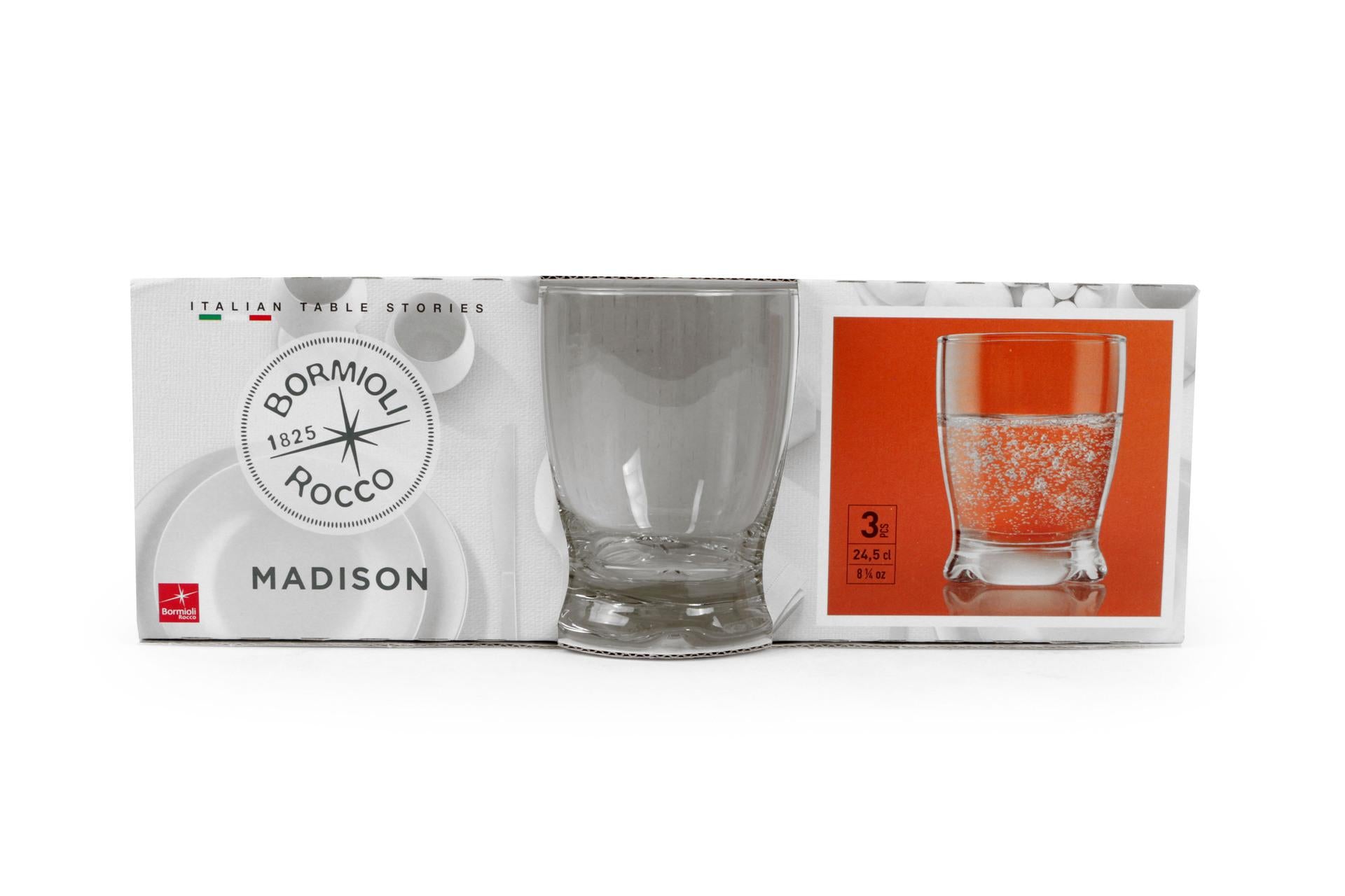 Bormioli Rocco Madison Set 15 Bicchieri Acqua Cl 24.5 - Set 15 Pz 6