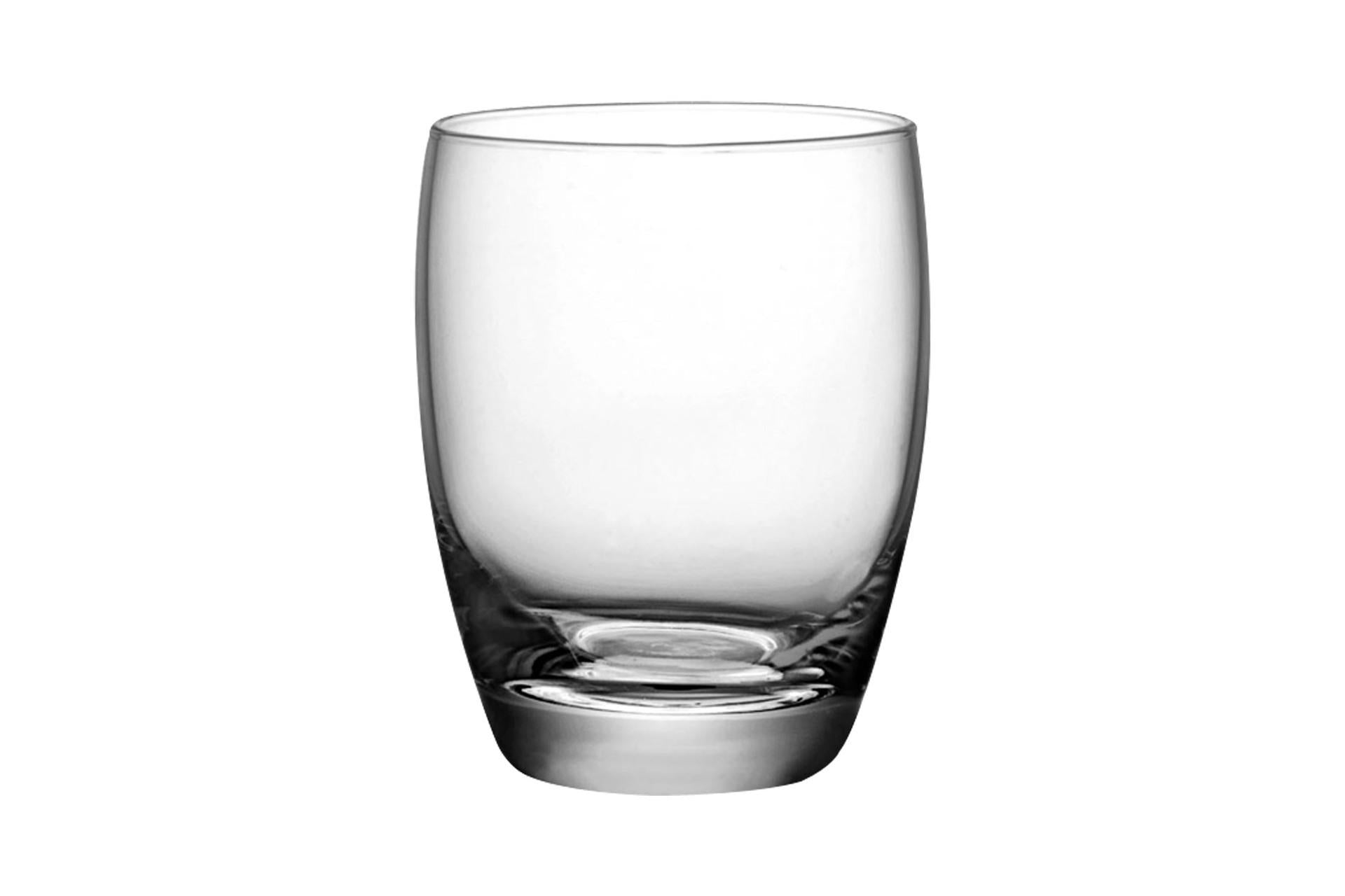 Bormioli Rocco Fiore Set 18 Bicchieri da Tavola 30 cl - Vetro Cristallino Trasparente Forma Classica Bombata - Set 18 Pz