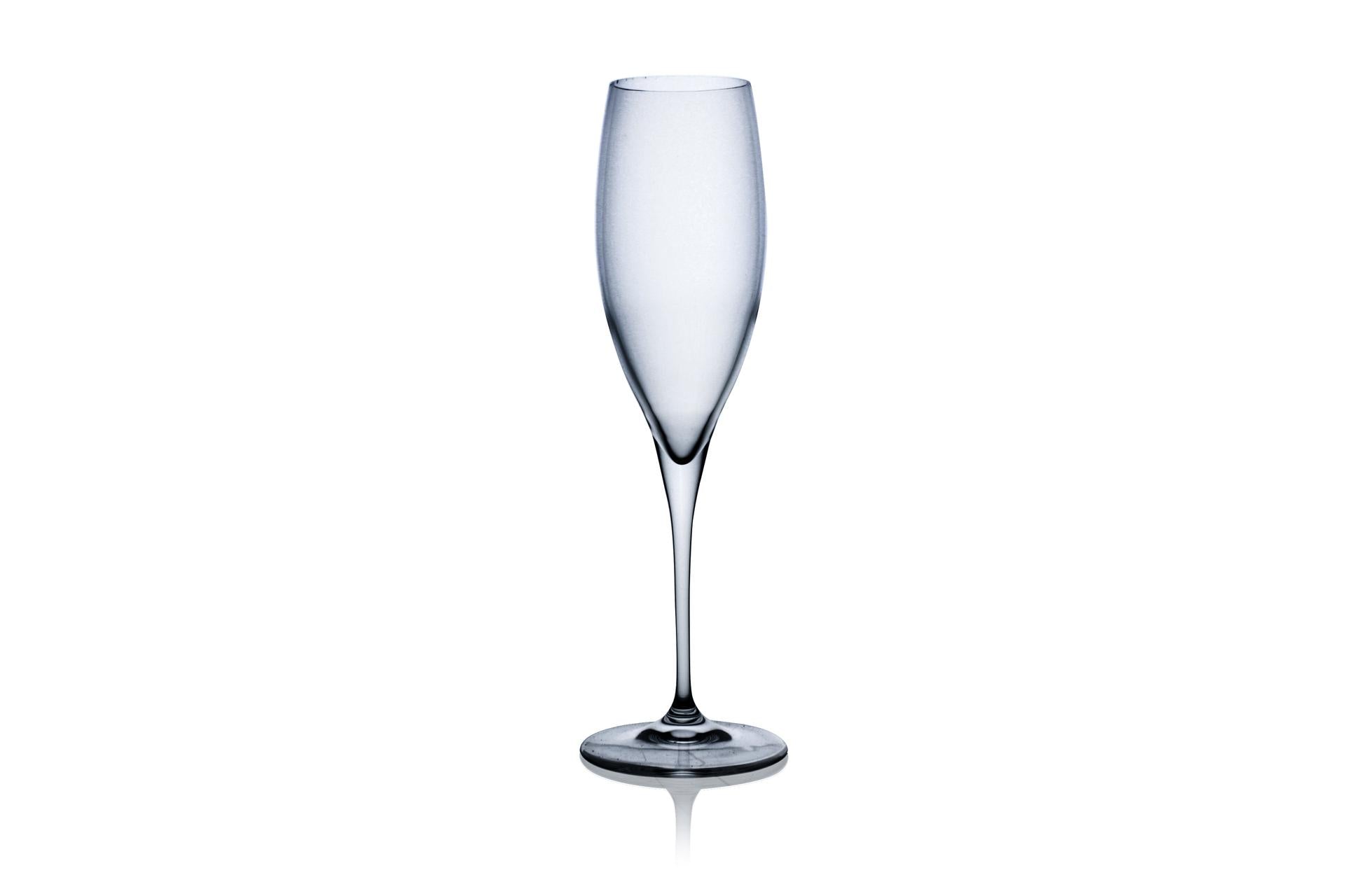 Bormioli Rocco Premium Set 6 Calici Champagne 25 cl In Vetro Sonoro Superiore - Set 6 Pz