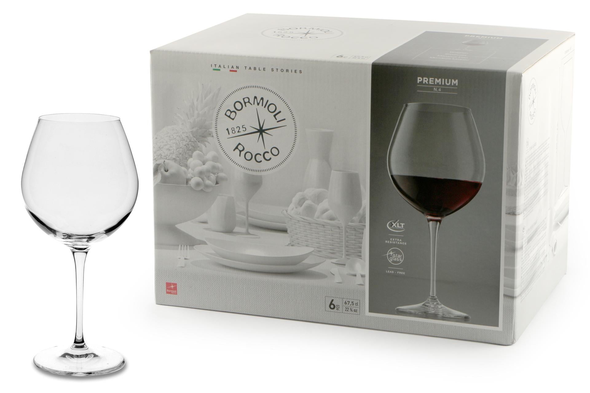 Bormioli Rocco Premium Set 6 Calici Nebbiolo 67 cl In Vetro Sonoro Superiore - Set 6 Pz 3