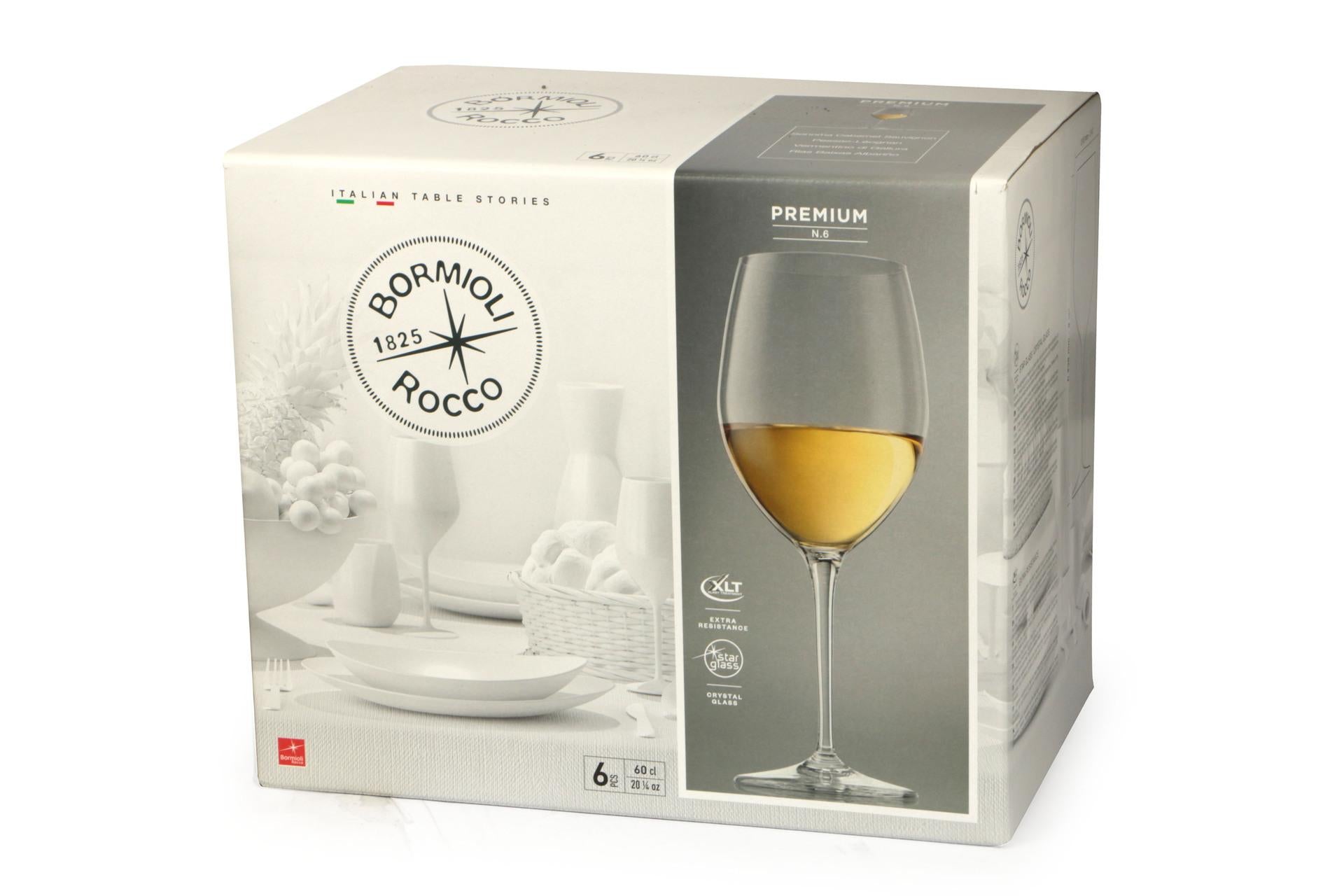 Bormioli Rocco Premium Confezione 6 Calici Chardonnay 60 cl In Vetro Sonoro Superiore - Set 6 Pz 5