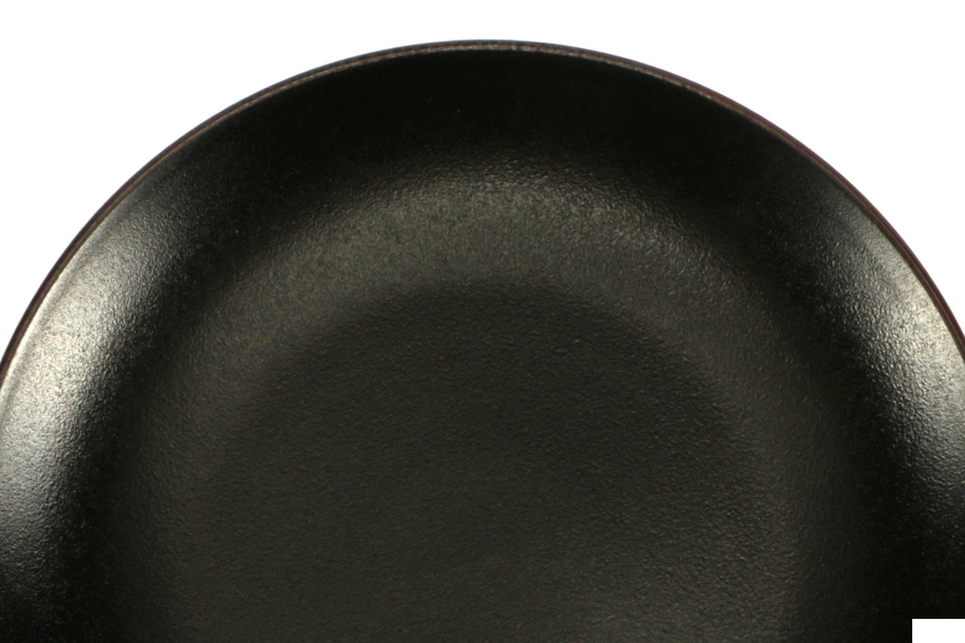 Import Tavola Professional Stromboli Piatto Frutta Ø20 cm In Stoneware Nero Con Bordatura Ramata - Set 6 Pz 4