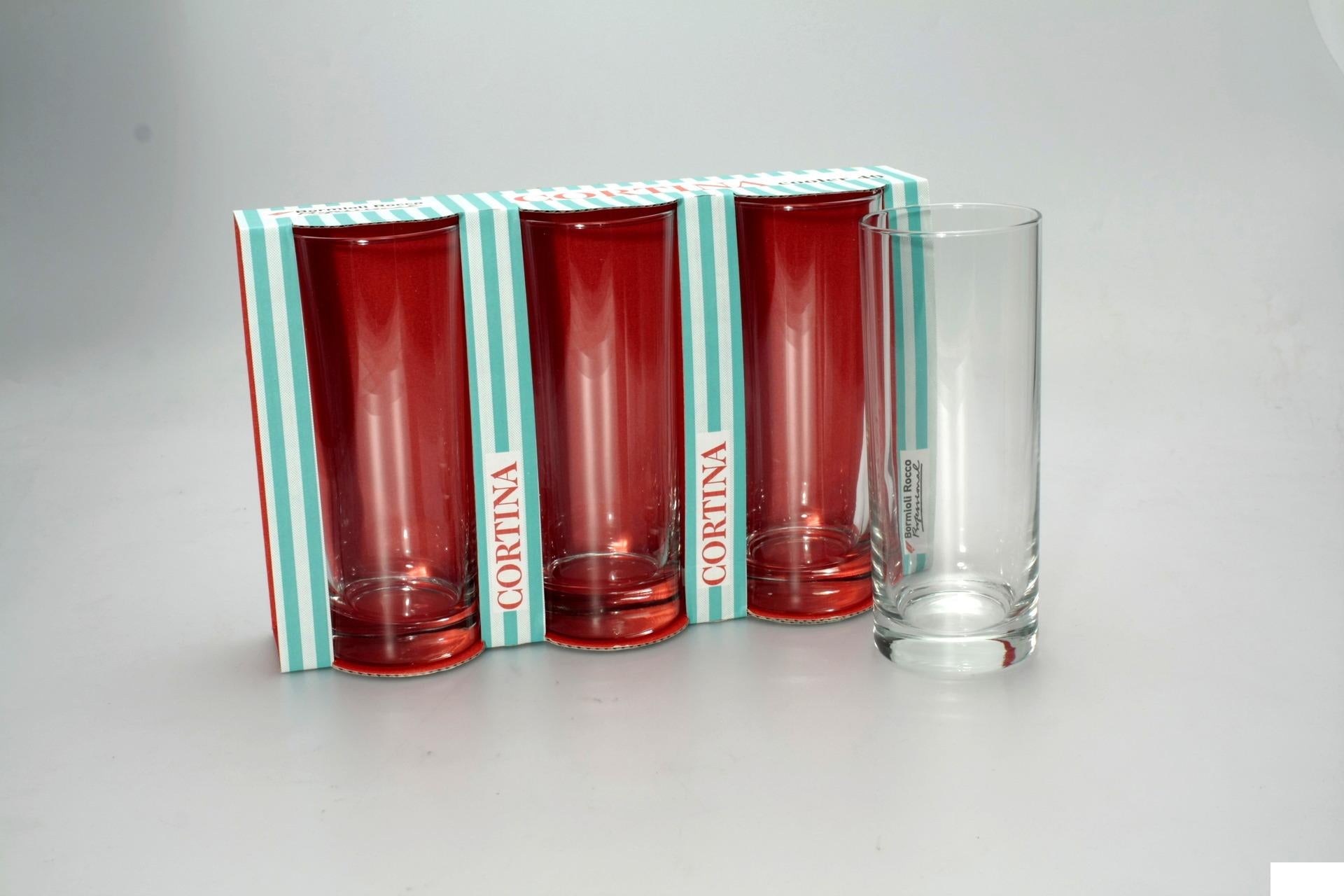 Bormioli Rocco Cortina Set 15 Bicchieri Cooler 38.5 cl - Linea Economica In Vetro Trasparente - Set 15 Pz 3