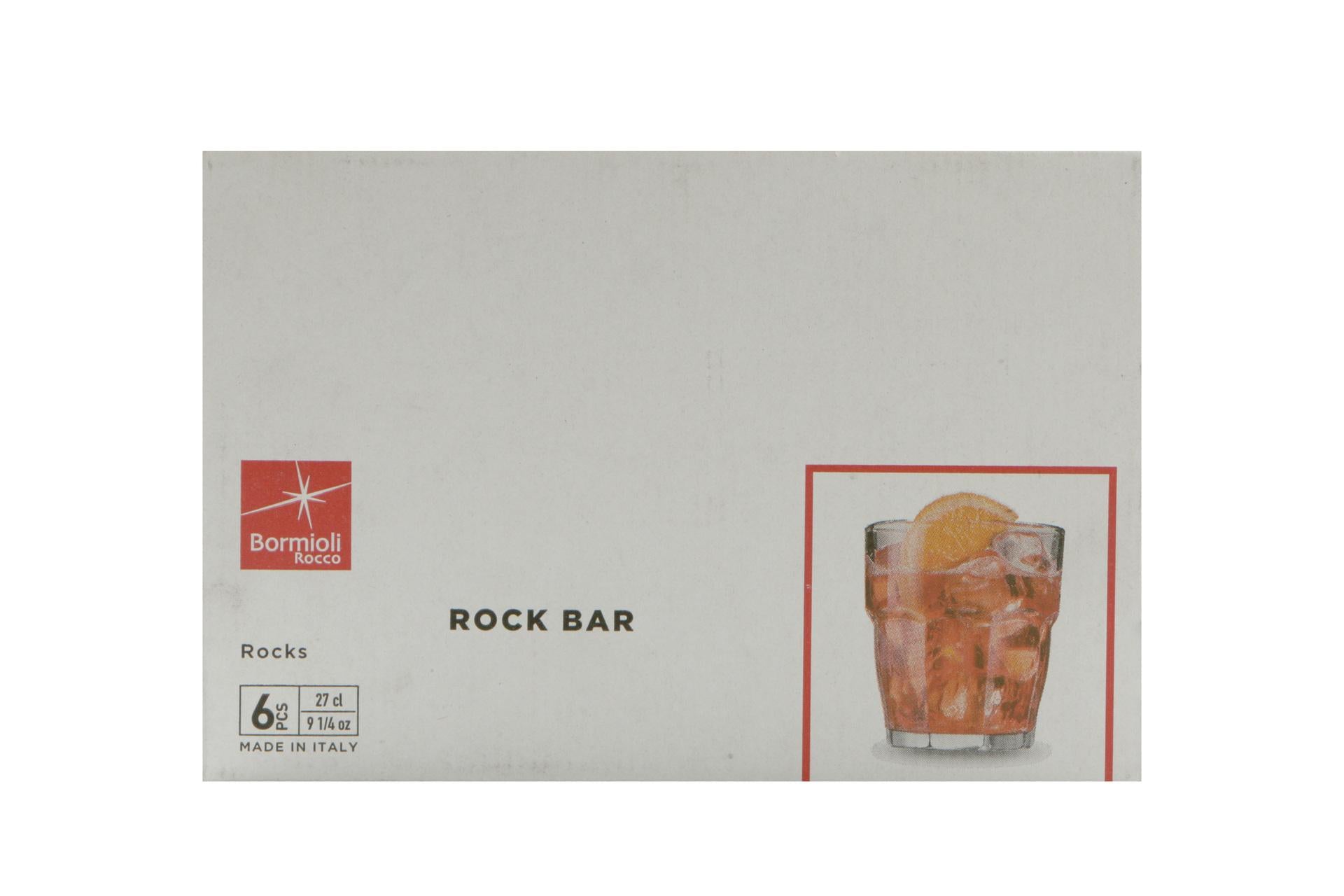 Bormioli Rocco Rock Bar Bicchiere Acqua 27 cl In Vetro Temperato Impilabile - Set 6 Pz 7