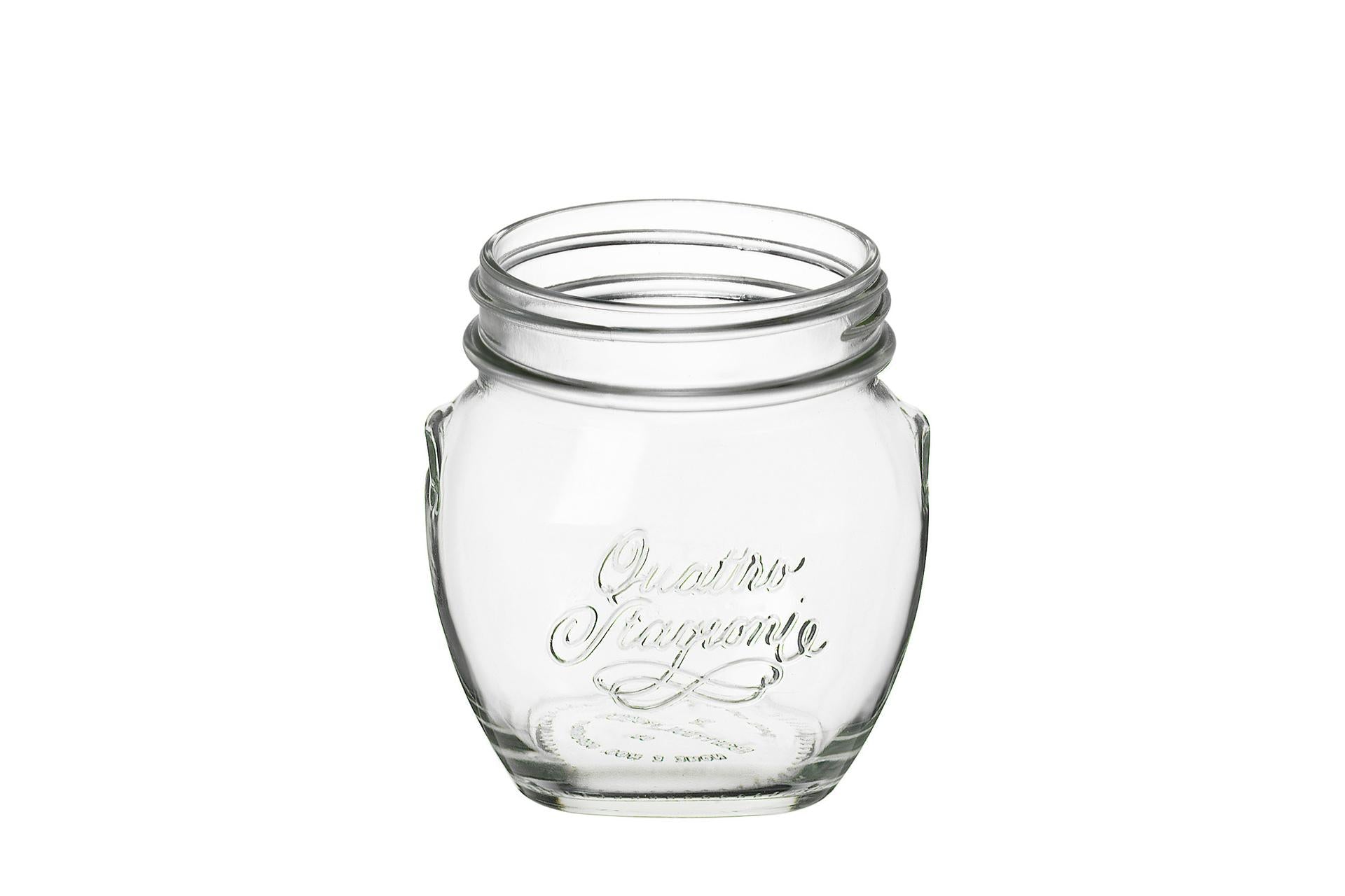 Bormioli Quattro Stagioni Anfora Vaso 300g - Per Marmellate e Conserve - Set 6 Pz