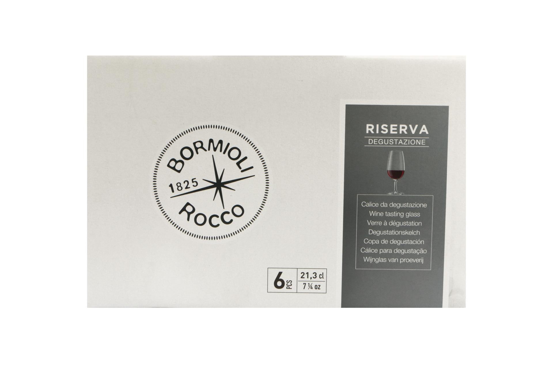 Bormioli Rocco Riserva Degustazione Set 6 Calici Cl 21.3 - Collezione di Calici Serie "Riserva" - Set 6 Pz 8