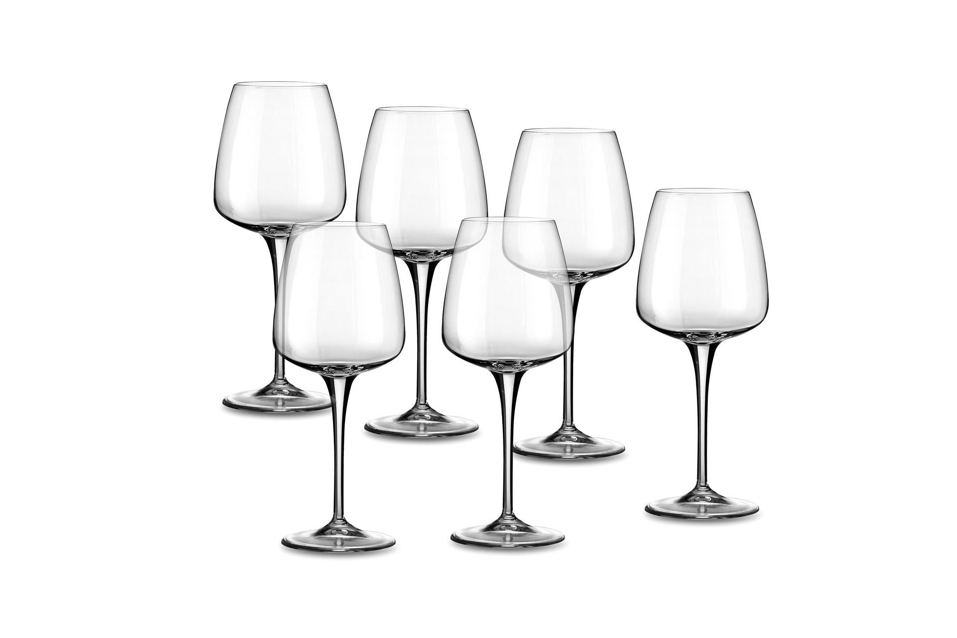 Bormioli Rocco Aurum Calici Vino Rosso 52 cl - Set di 6 Calici In Vetro - Set 6 Pz