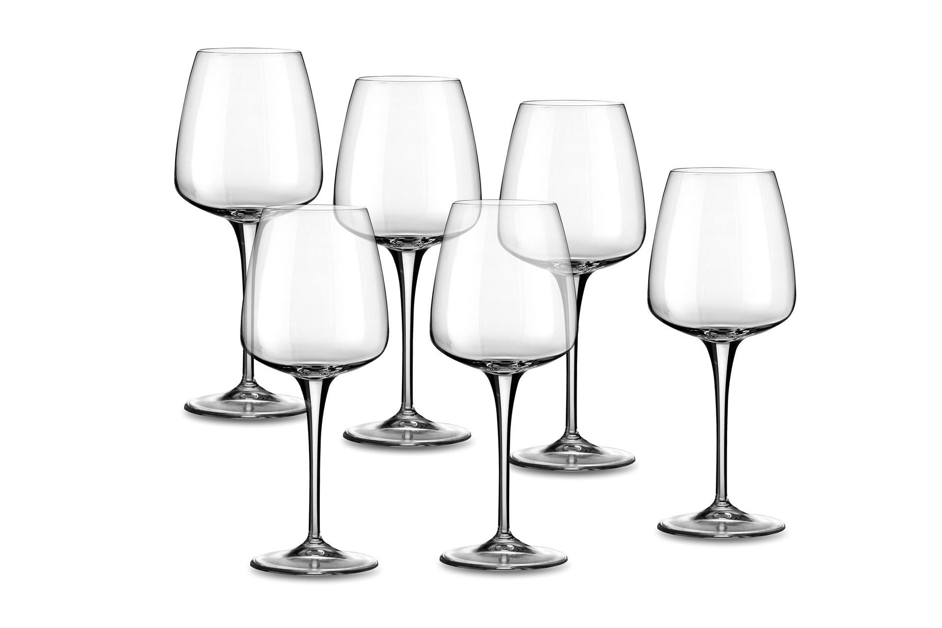 Bormioli Rocco Aurum Set 6 Calici Burgunder 43 cl - Calice In Vetro Star Glass Sottile Con Gambo Stirato e Bevante Tagliato a Laser - Set 6 Pz