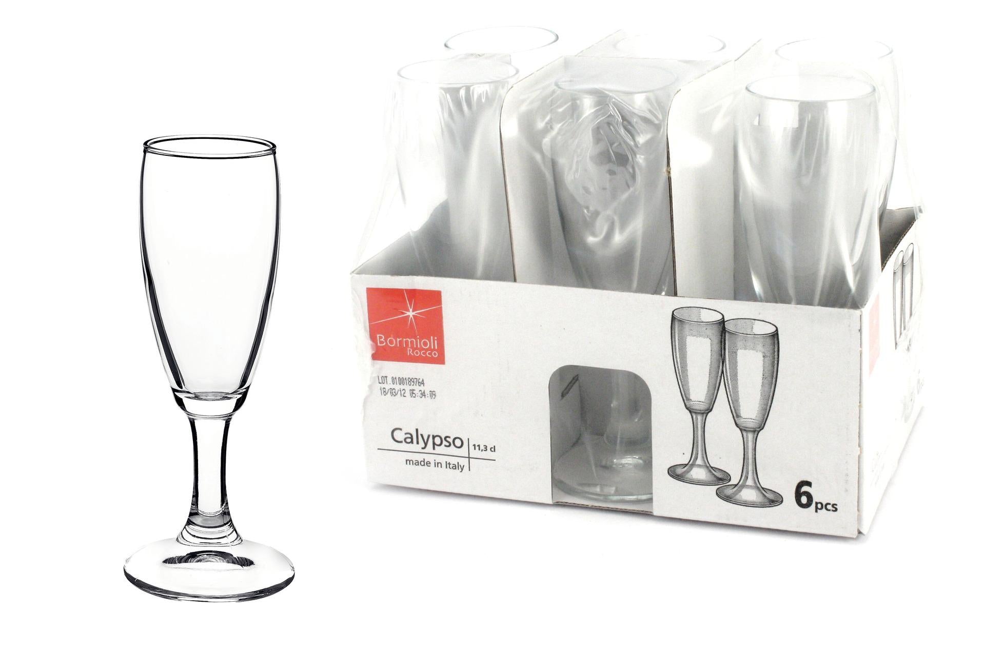 Bormioli Rocco Calypso Set 6 Fluttini 100 ml - Set 6 Pz 5