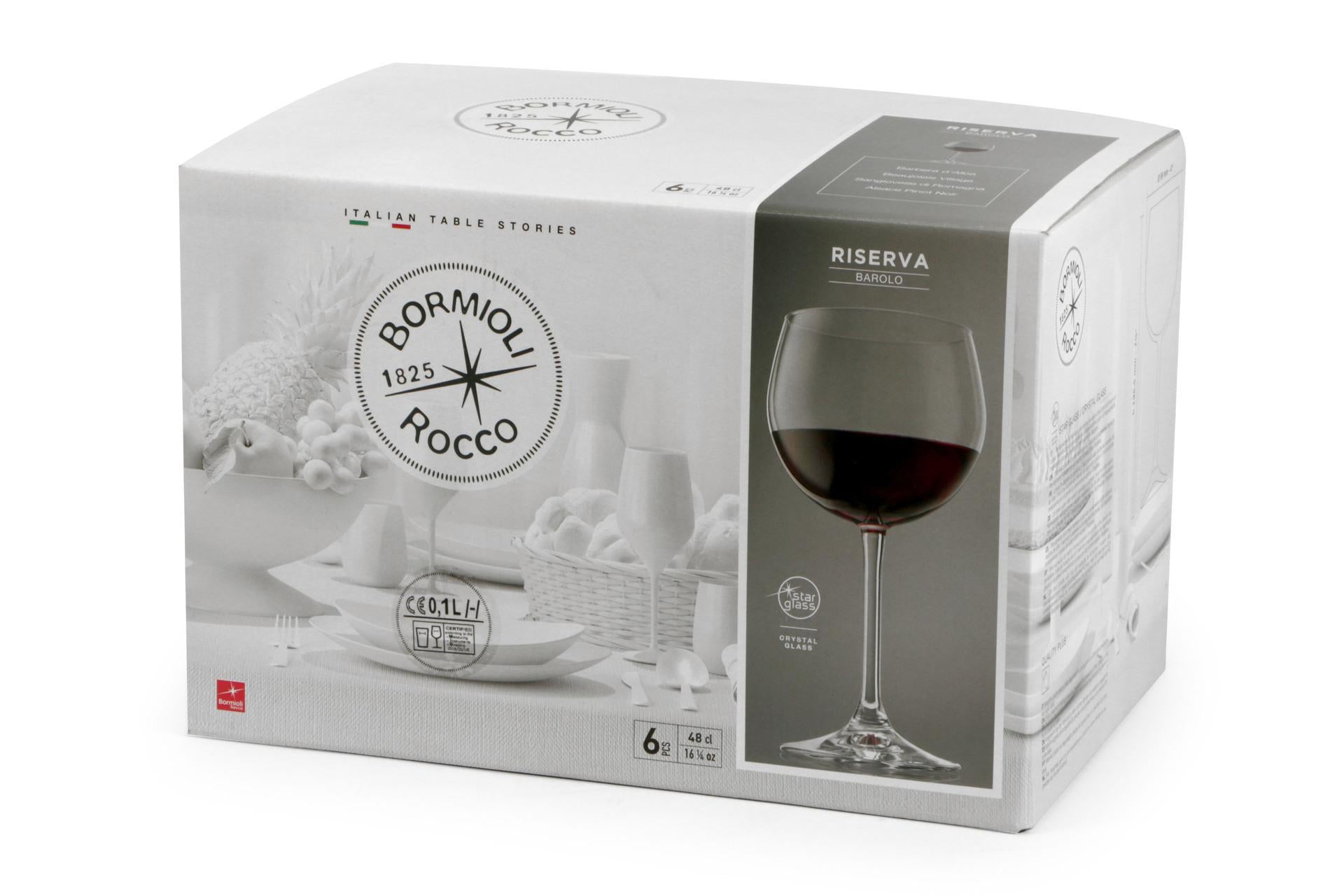 Bormioli Rocco Riserva Tacca Barolo - Set 6 Calici Cl 46 Serie Riserva - Set 6 Pz 4