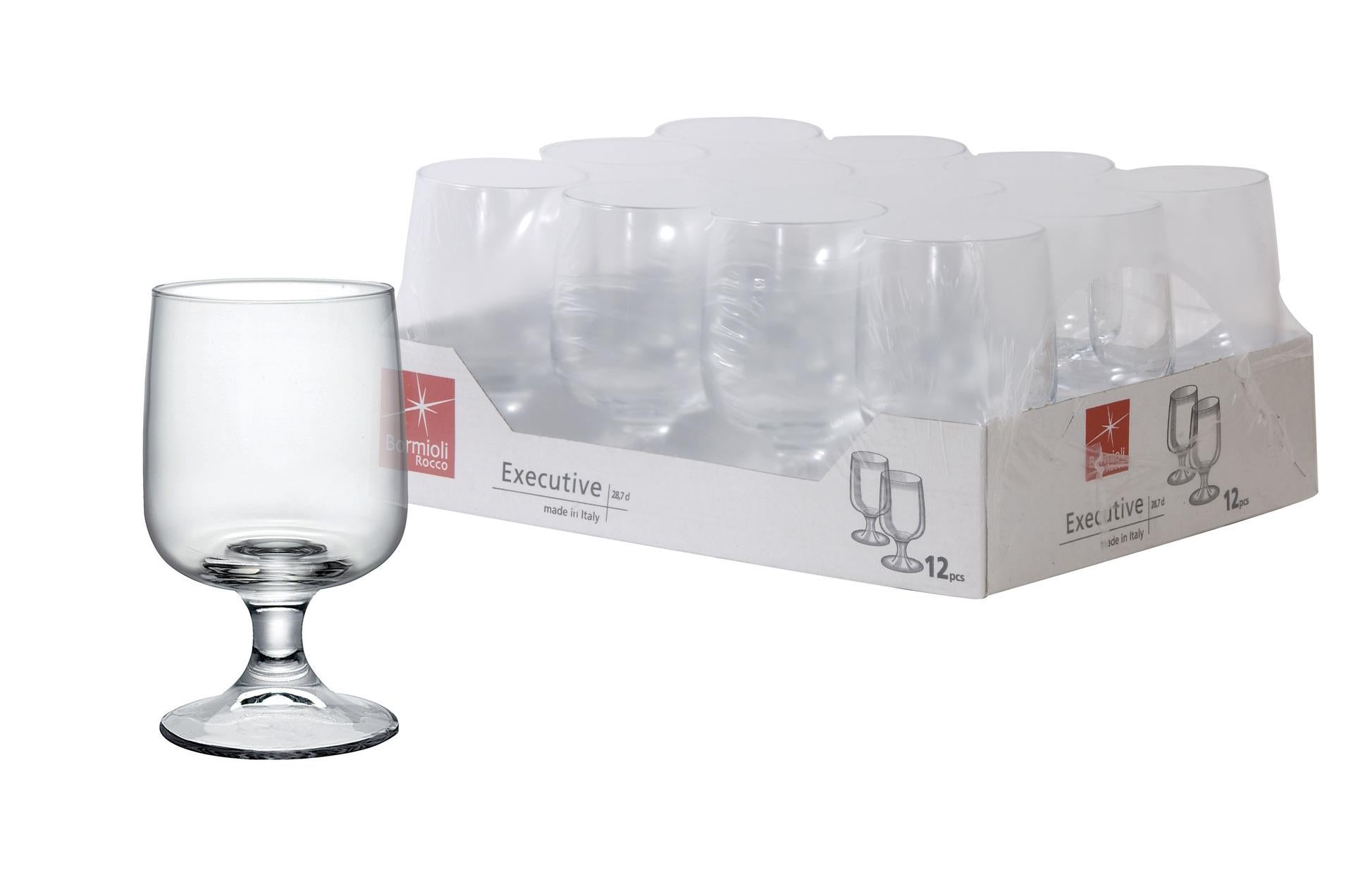 Bormioli Rocco Executive Vassoio 12 Calici Acqua Cl 28.7 12820 3