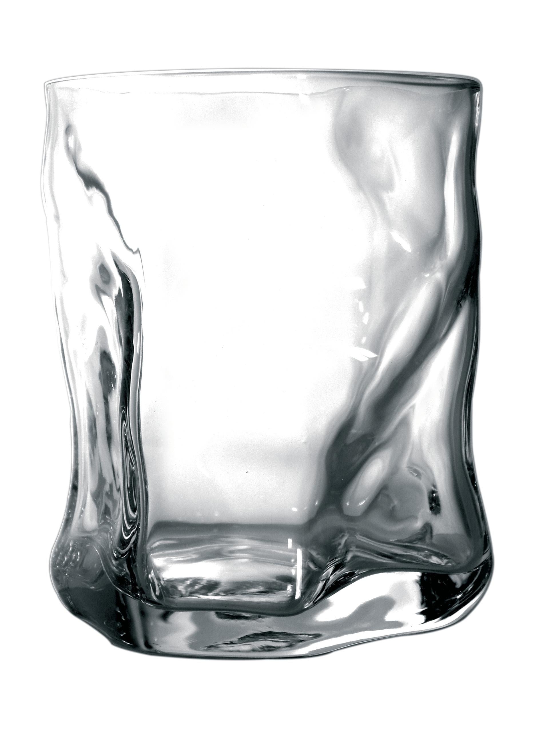 Bormioli Rocco Sorgente Bicchiere DOF 42 cl In Vetro Trasparente Con Forma Irregolare - Set 6 Pz
