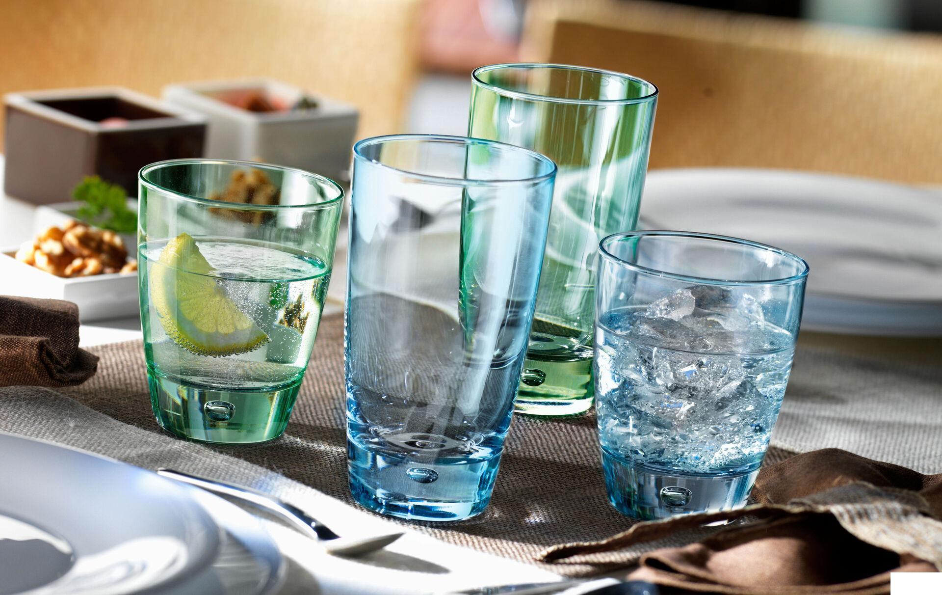 Bormioli Rocco Luna Bicchiere Rocks 26 cl - Collezione Elegante Con Bolla Sul Fondo - Set 12 Pz 4