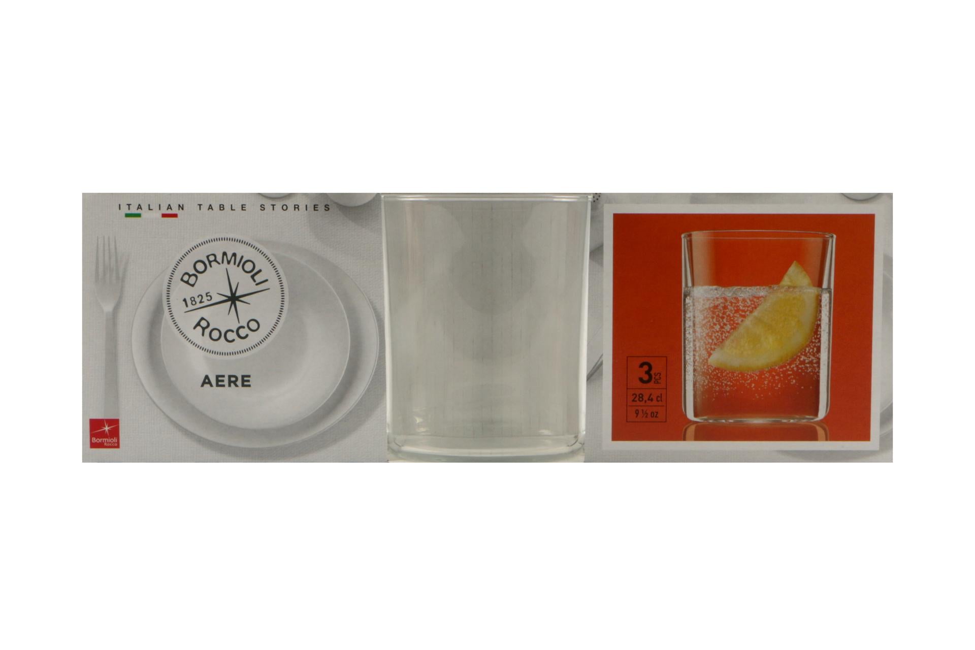 Bormioli Rocco Set 30 Bicchieri Aere 28 cl - H 88 mm Ø 73.5 mm In Vetro Soffiato Per Acqua - Set 30 Pz 6