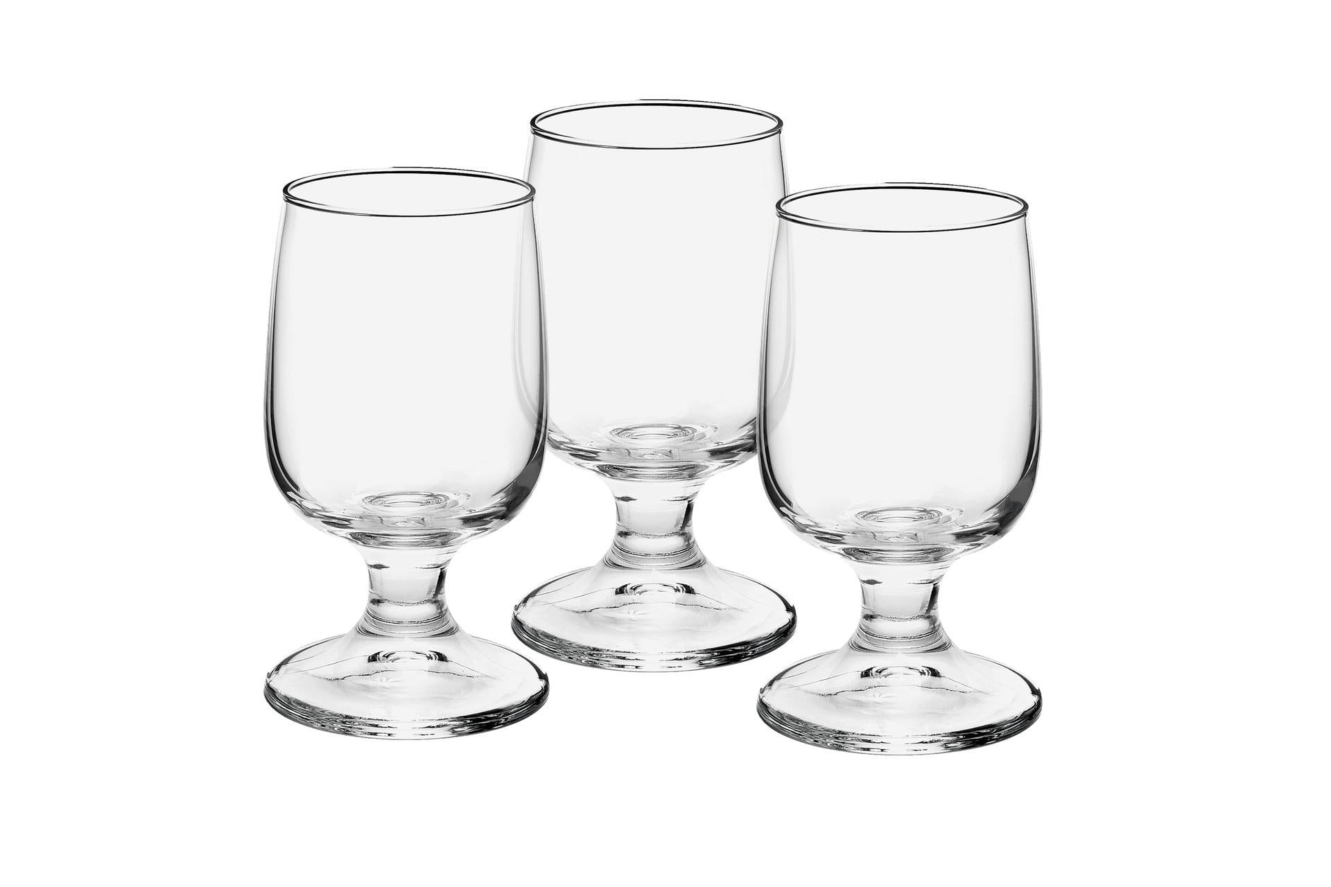 Bormioli Rocco Executive Vassoio 12 Calici Vino Modello 12810 In Vetro - Confezione da 12 - Set 12 Pz